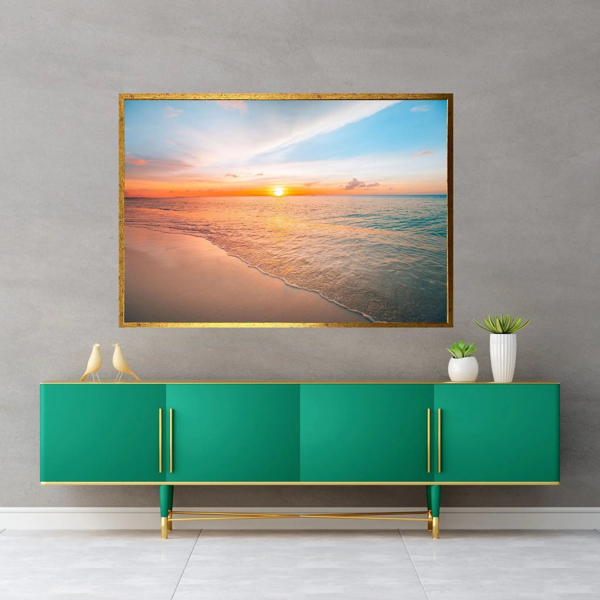 Relaxing Morning Canvas Wall Art - Y Canvas