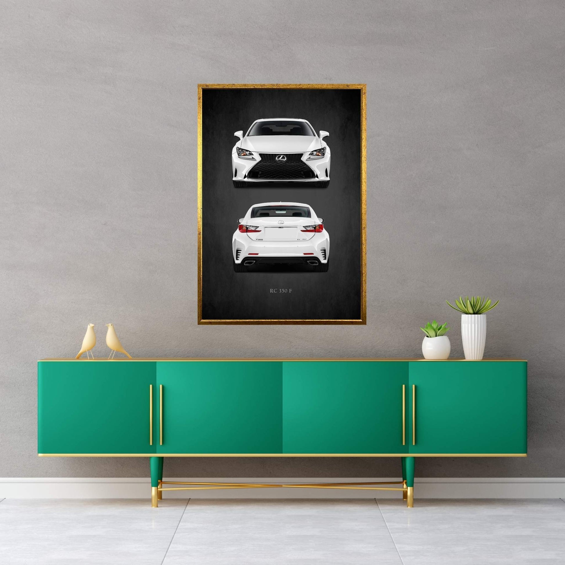 Lexus RC 350 F Canvas Wall Art - Y Canvas