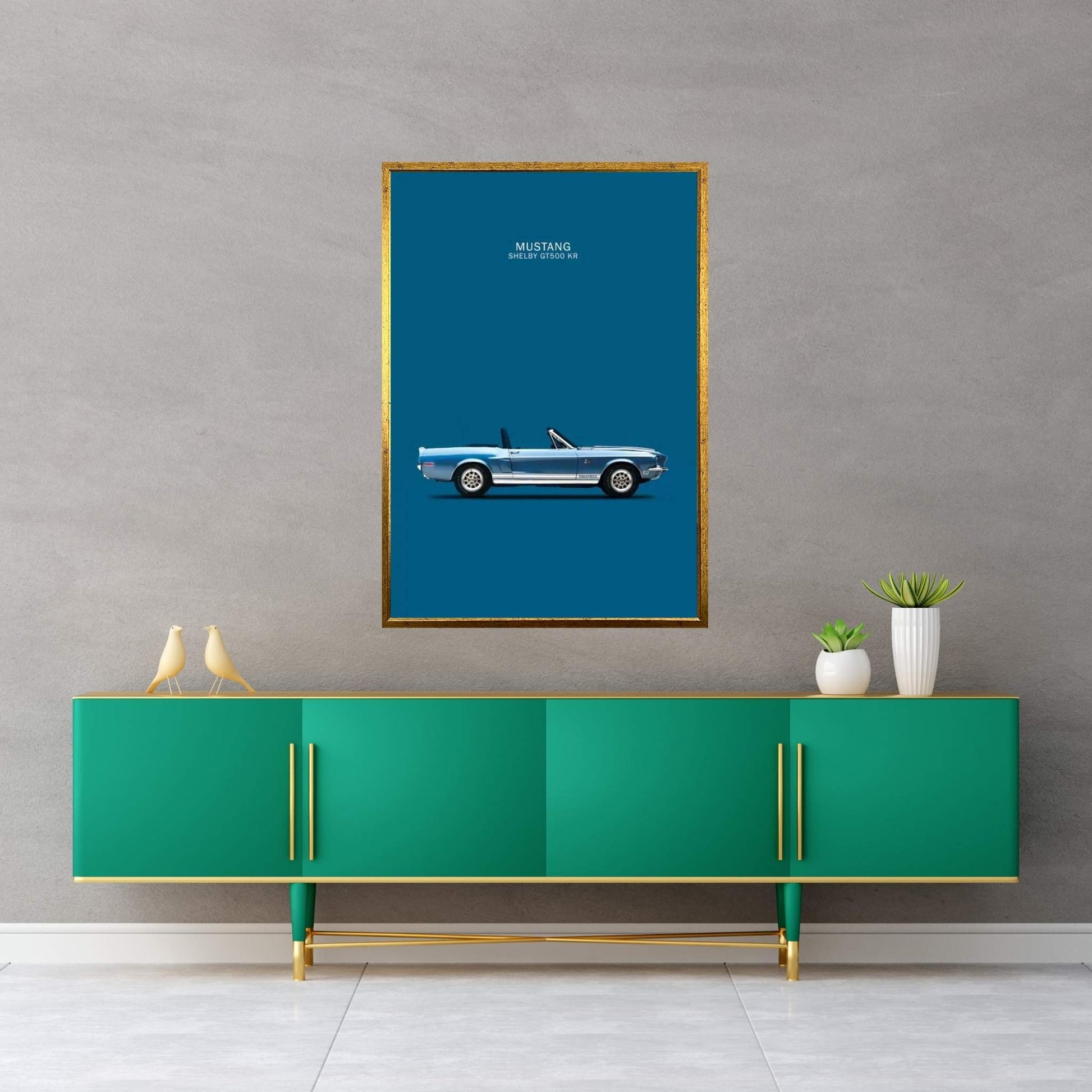 Ford Mustang Shelby GT500-KR Canvas Wall Art - Y Canvas