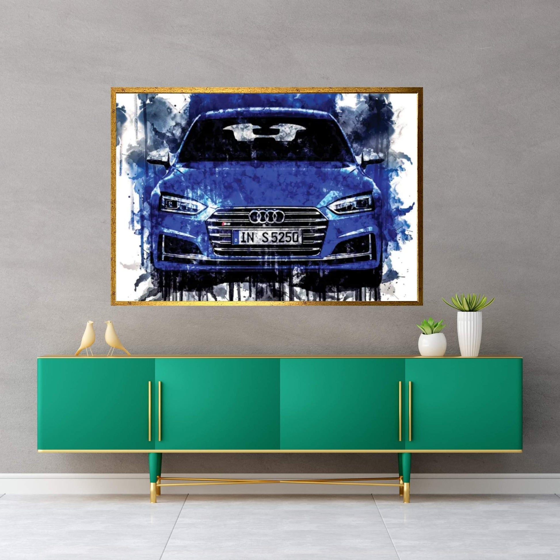 2018 Audi S5 Sportback Canvas Wall Art - Y Canvas