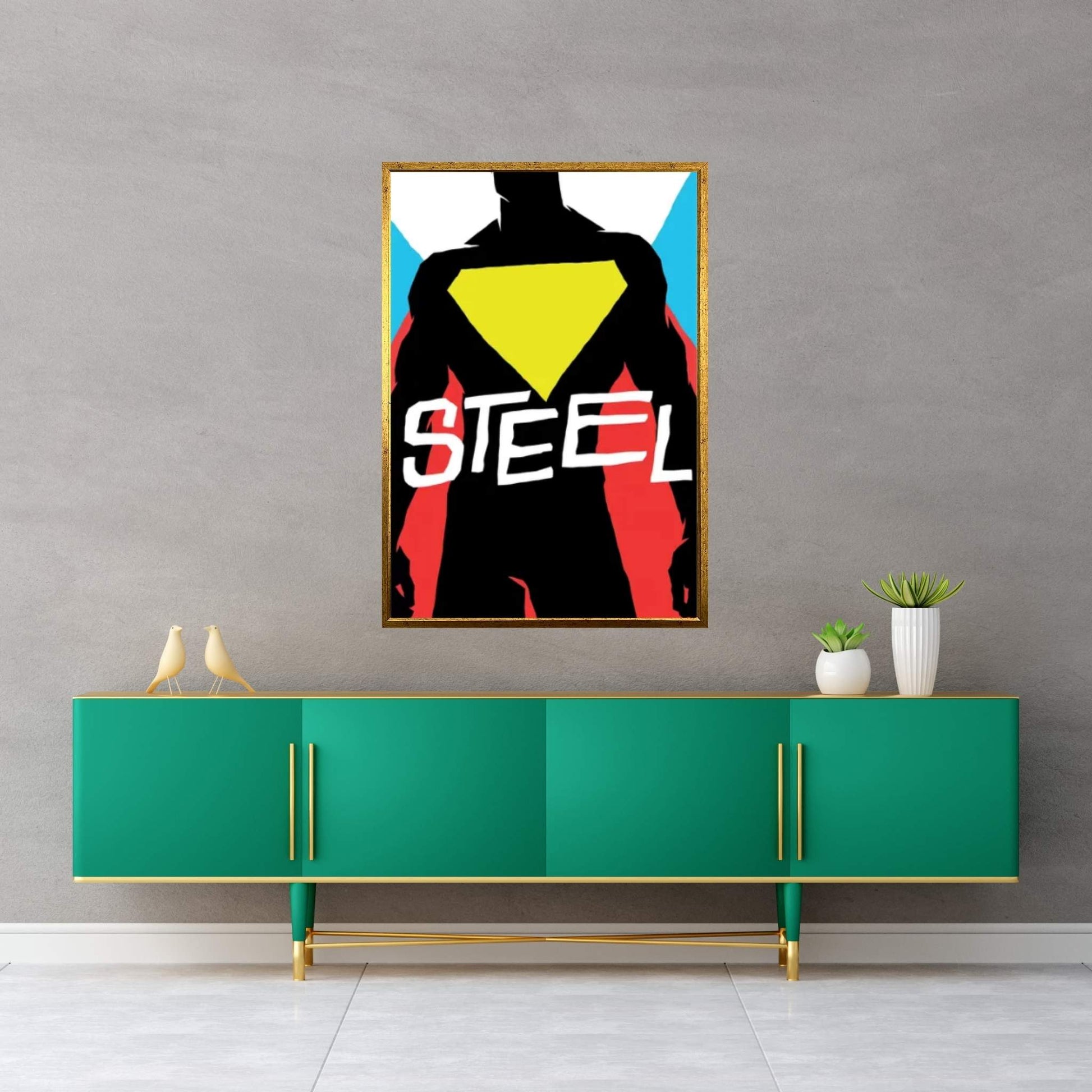 Steel Canvas Wall Art - Y Canvas