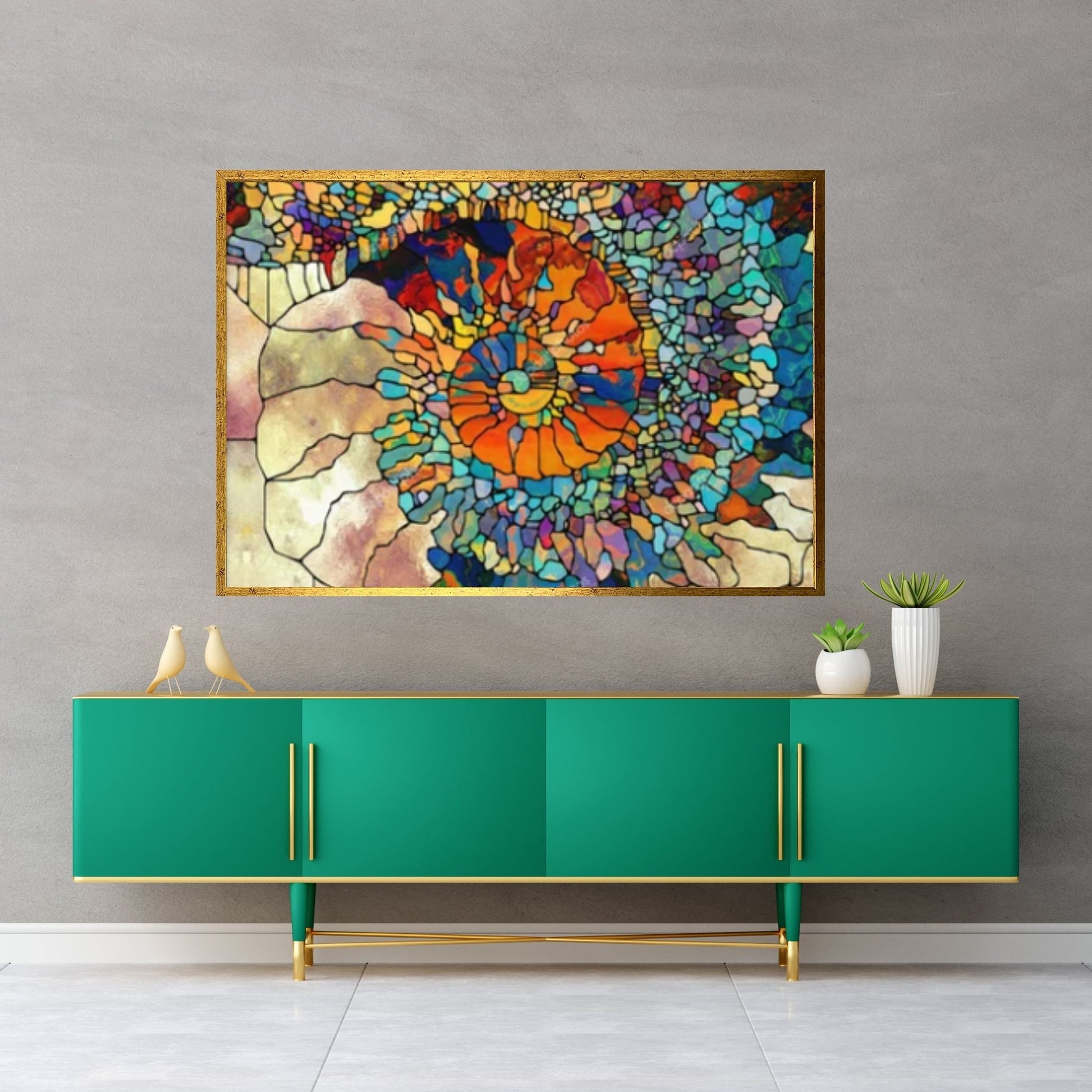 Large Lux Abstract Printing Canvas Print Wall Art, Wall Art Decoration - Y Canvas