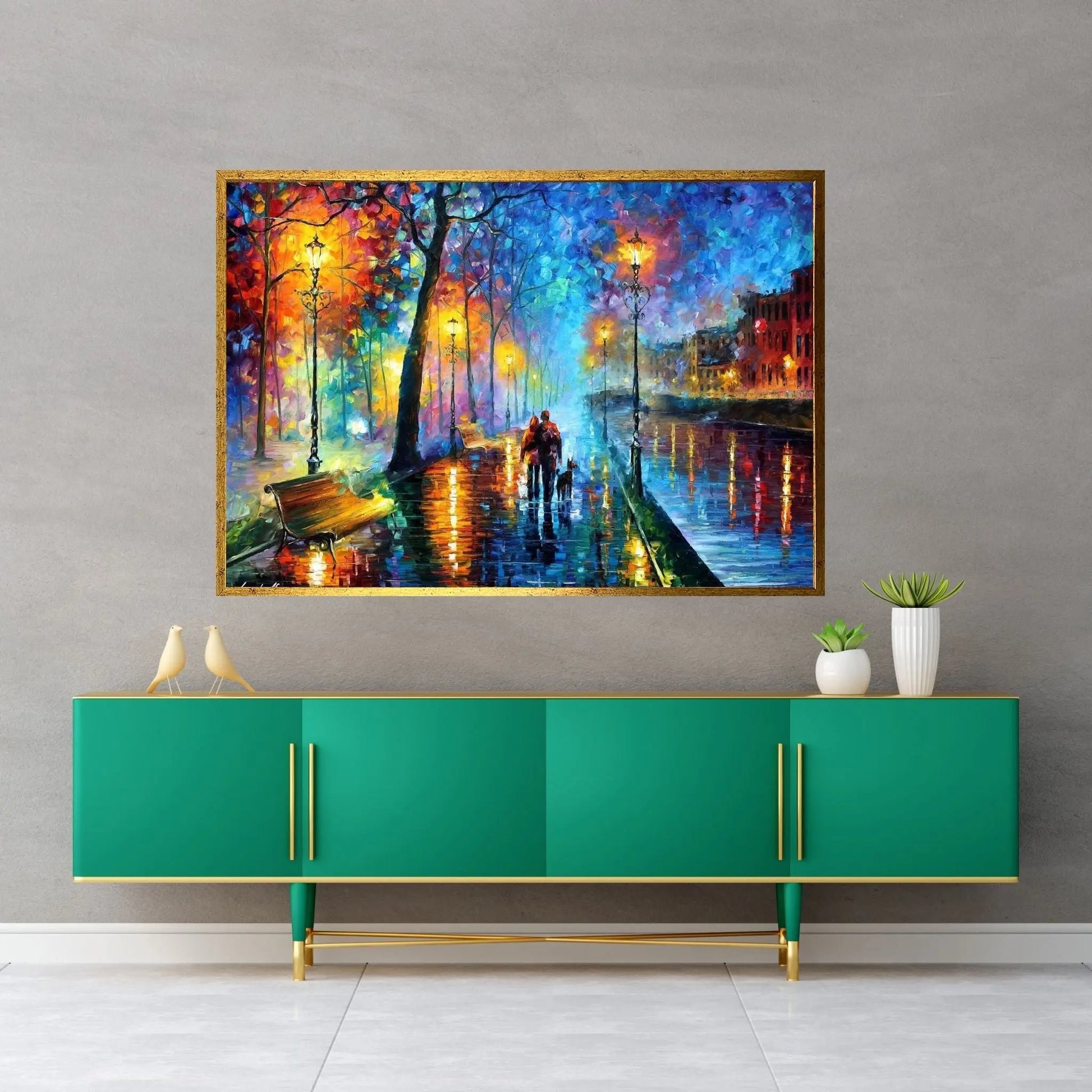 Melody Of The Night Canvas Wall Art - Y Canvas