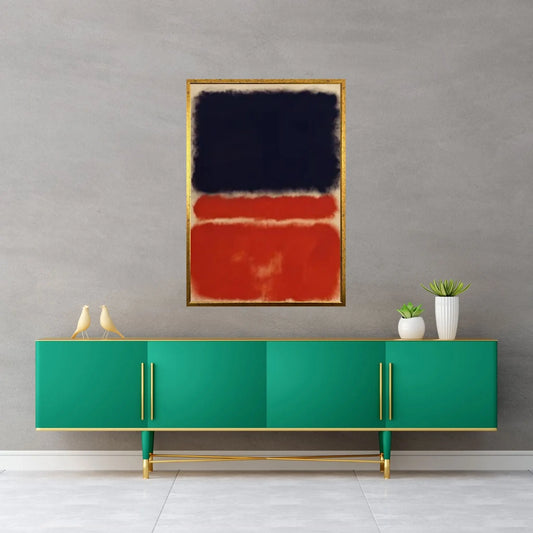 Mark Rothko Frame Canvas/Poster Art Reproduction, Rothko Reproduction - Y Canvas