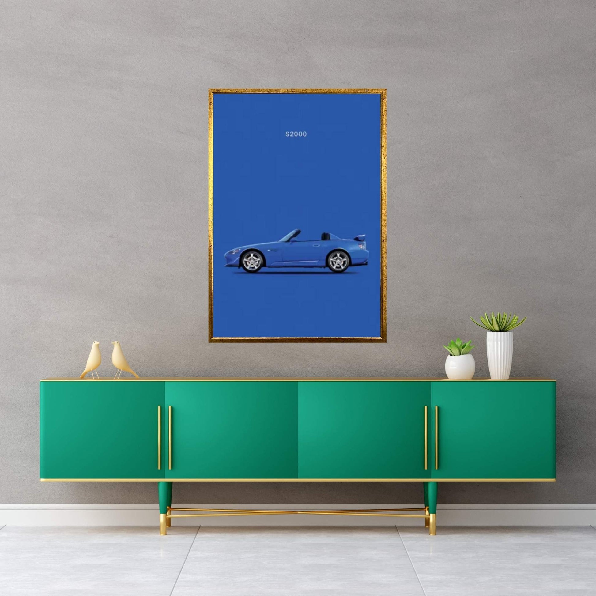 2009 Honda S2000 Canvas Wall Art - Y Canvas