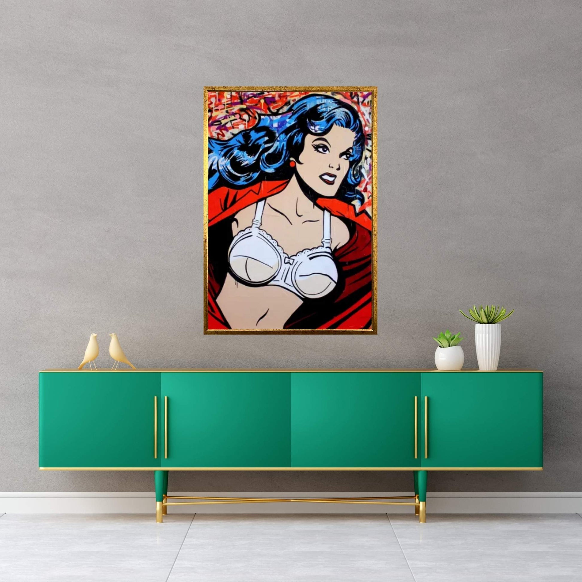 Wonder Woman II Canvas Wall Art - Y Canvas