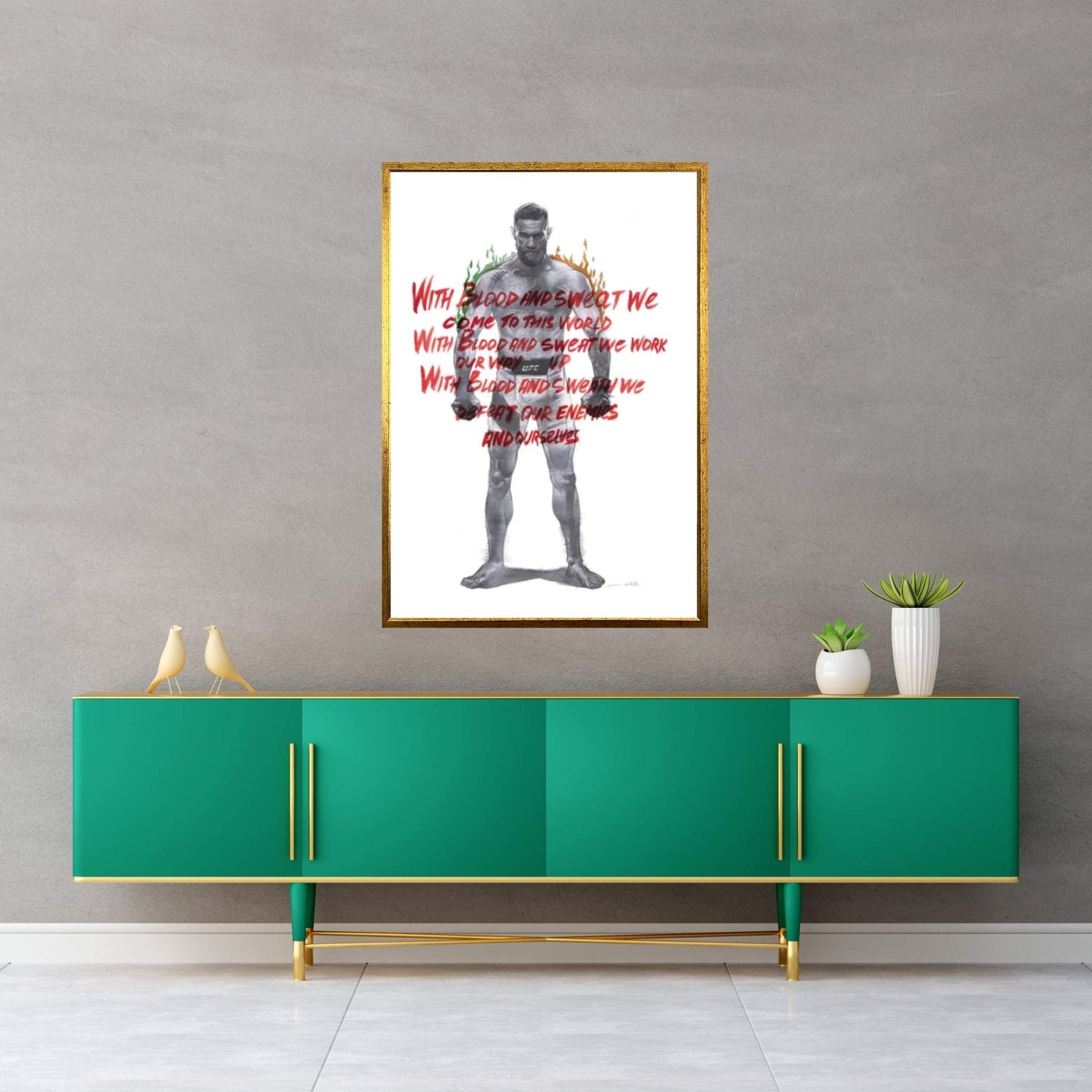 Warrior Of His Country Canvas Wall Art - Y Canvas