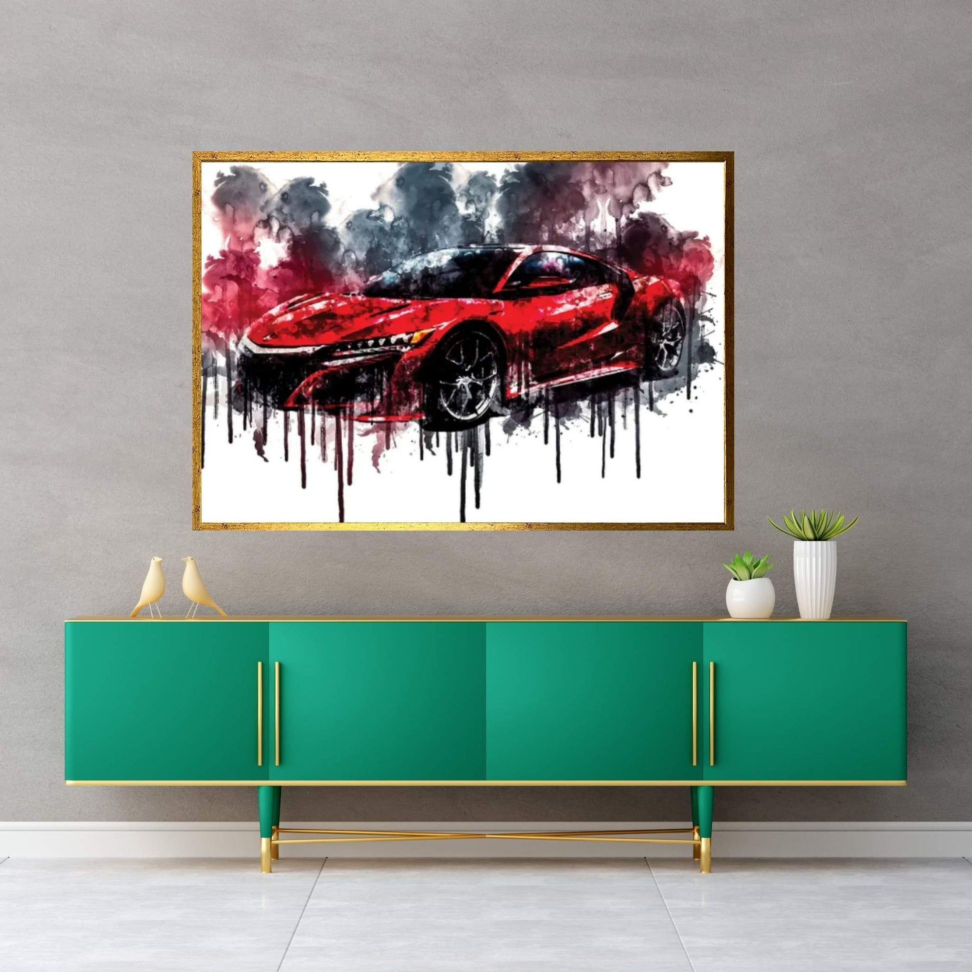 2017 Honda NSX Canvas Wall Art - Y Canvas