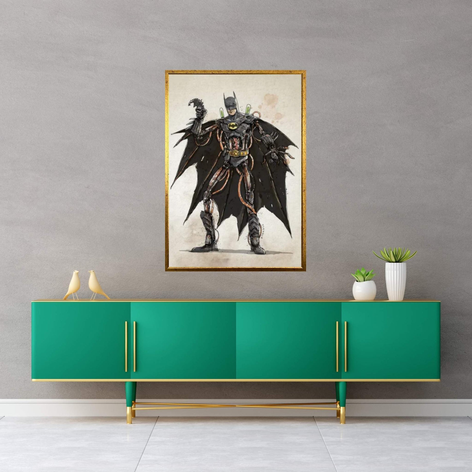 Rusty Batman '89 Canvas Wall Art - Y Canvas