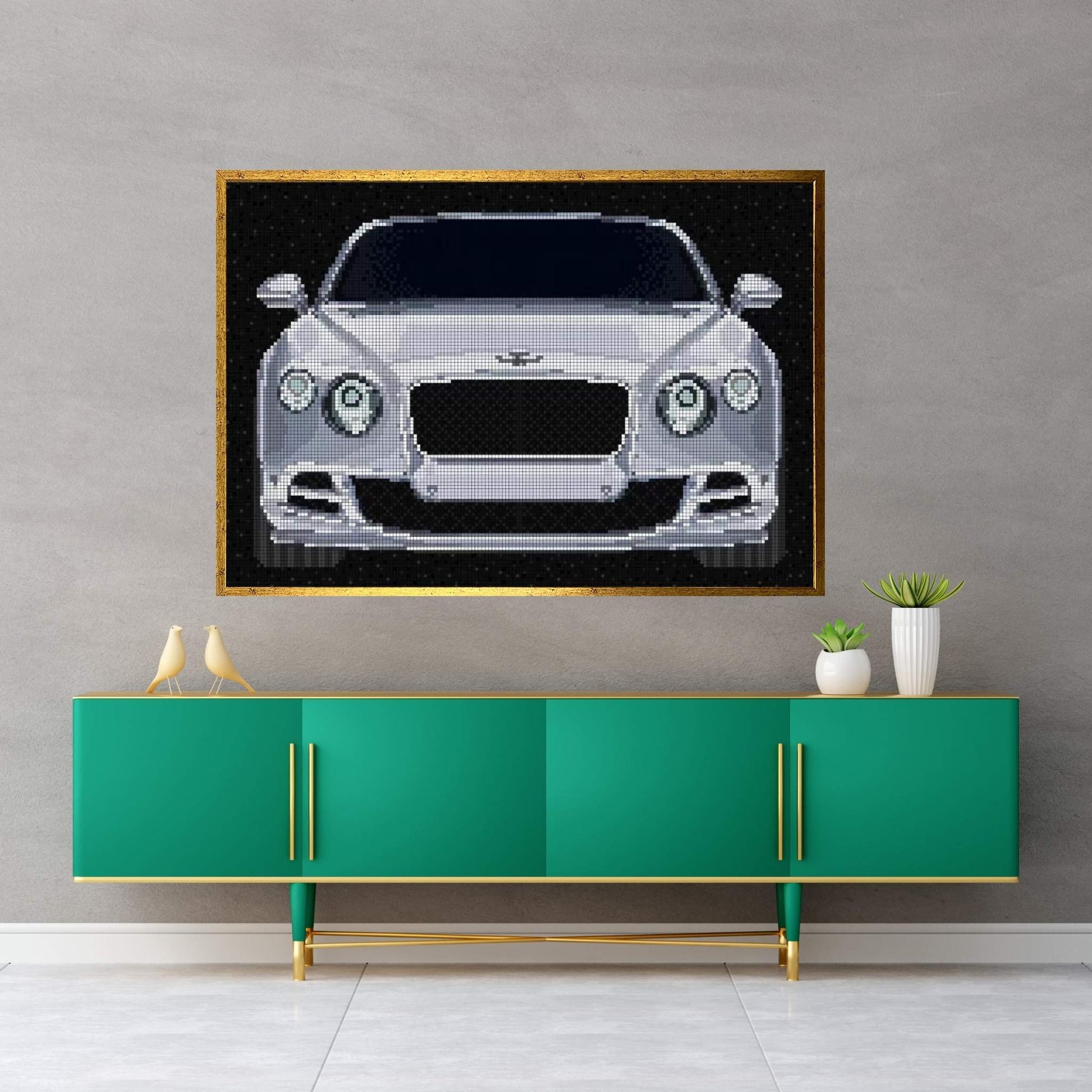 Continental GT Canvas Wall Art - Y Canvas