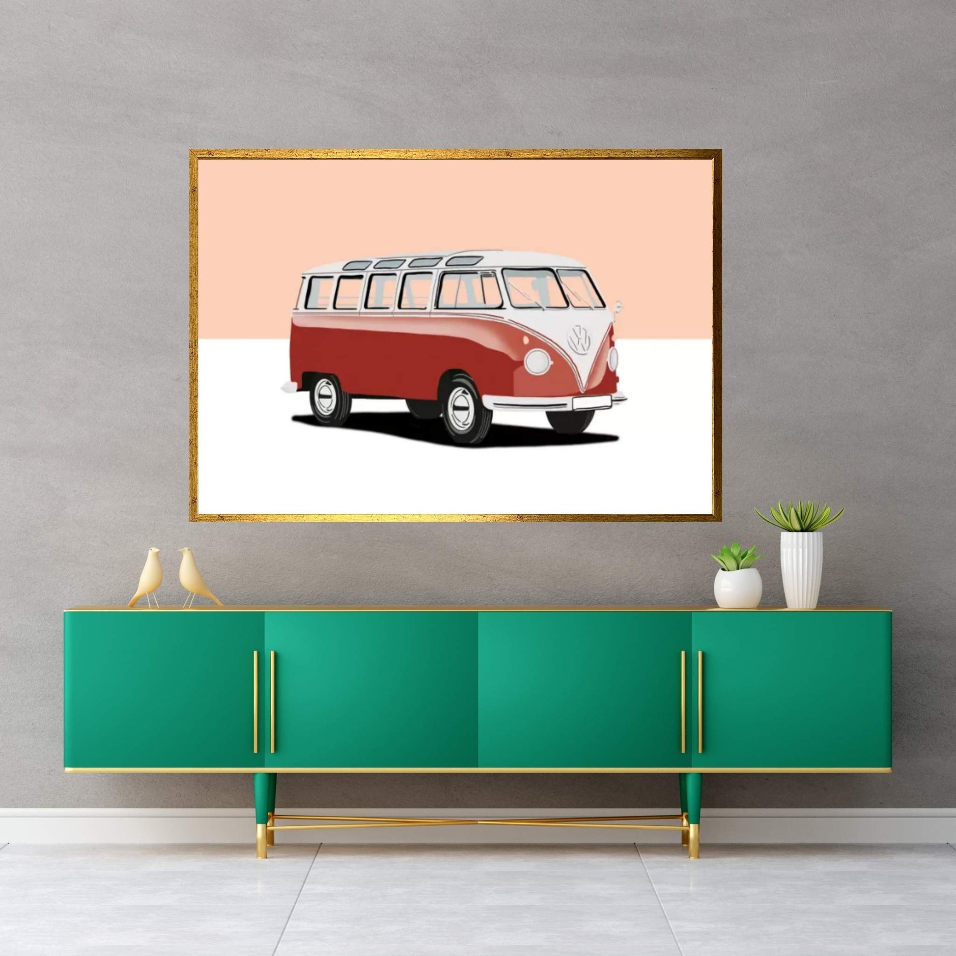 Camping In Style Canvas Wall Art - Y Canvas