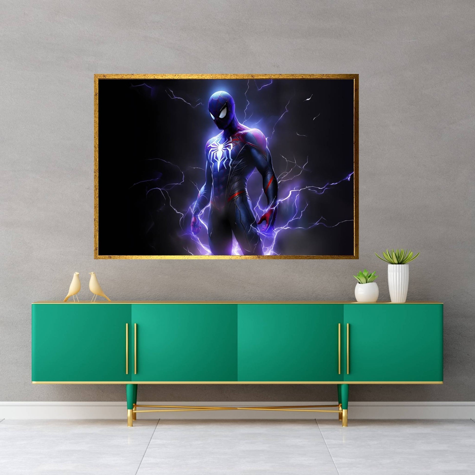 Spiderman Canvas Wall Art - Y Canvas