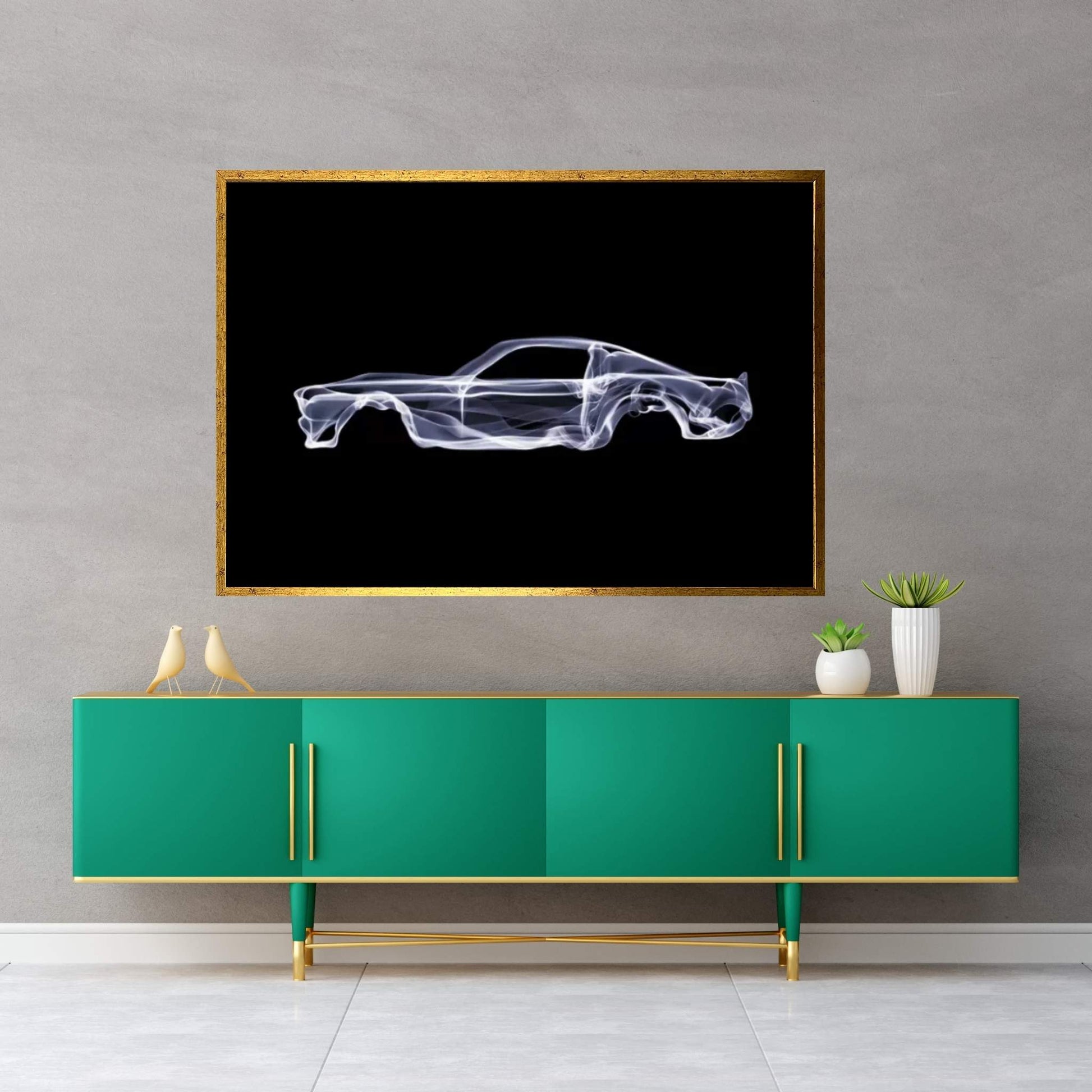 Ford Mustang Canvas Wall Art - Y Canvas