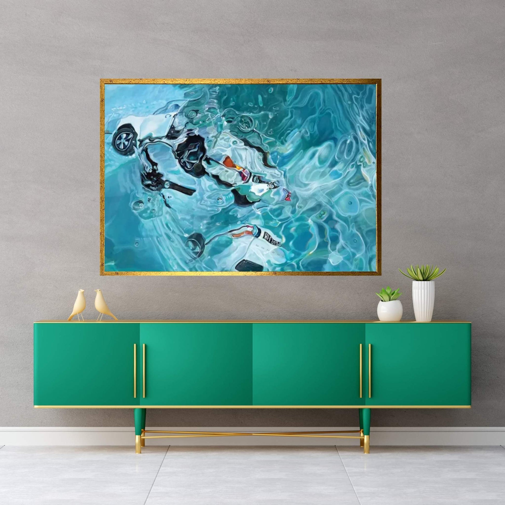 Reflexion Canvas Wall Art - Y Canvas