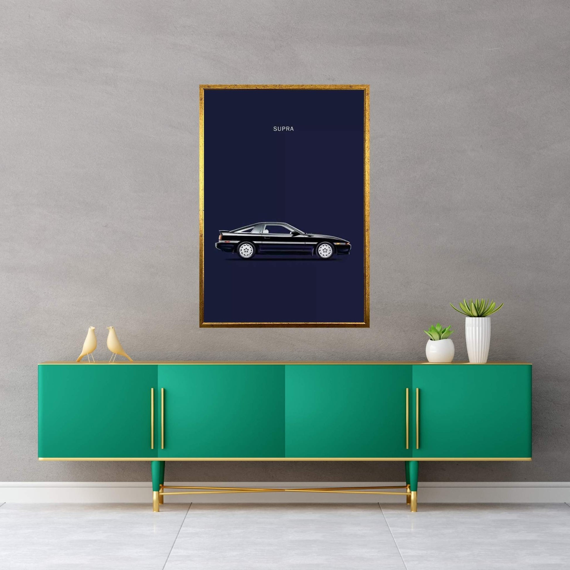 Toyota Supra Turbo Canvas Wall Art - Y Canvas