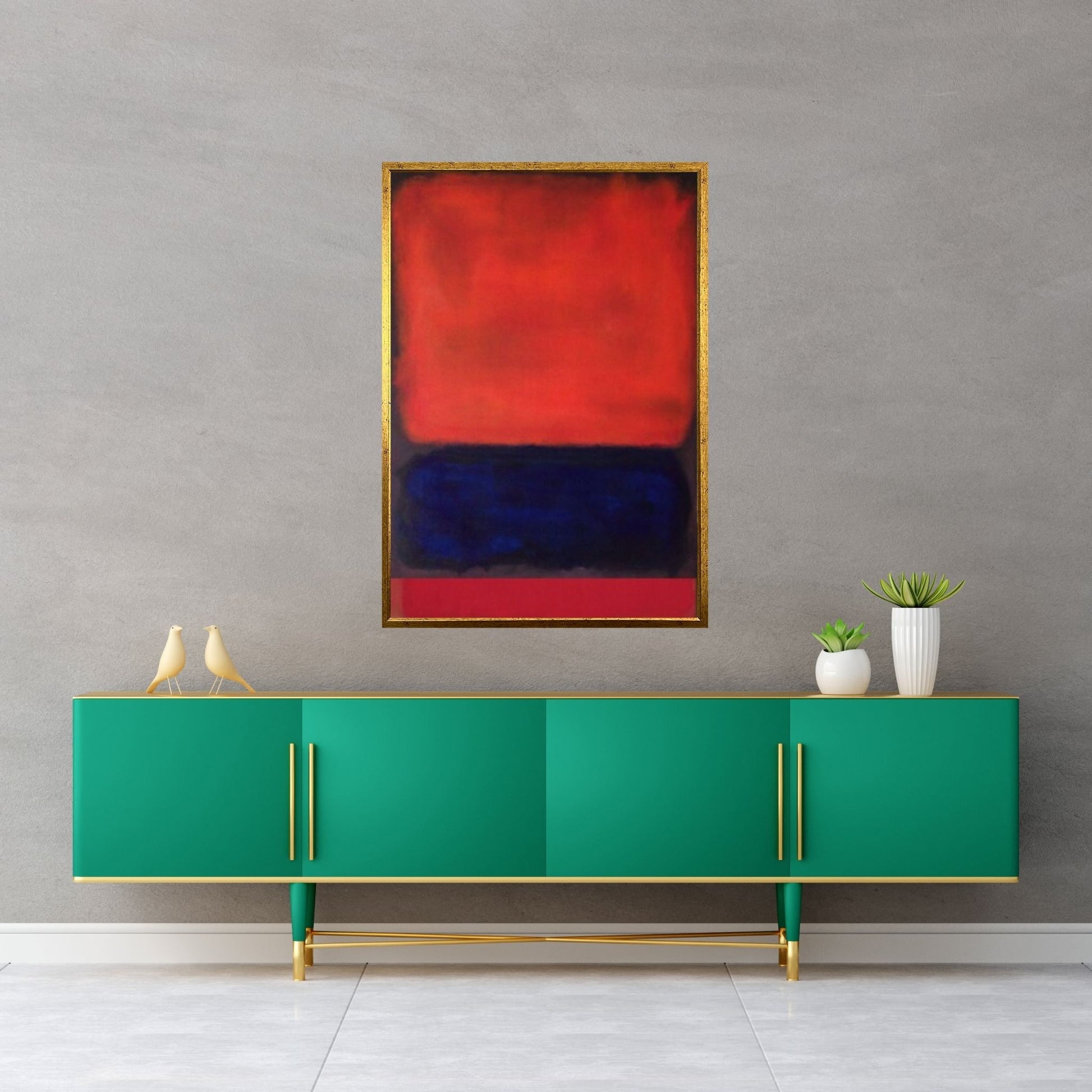 Mark Rothko Frame Canvas/Poster Art Reproduction, Rothko Reproduction, Modern Art Expressionism Painting - Y Canvas