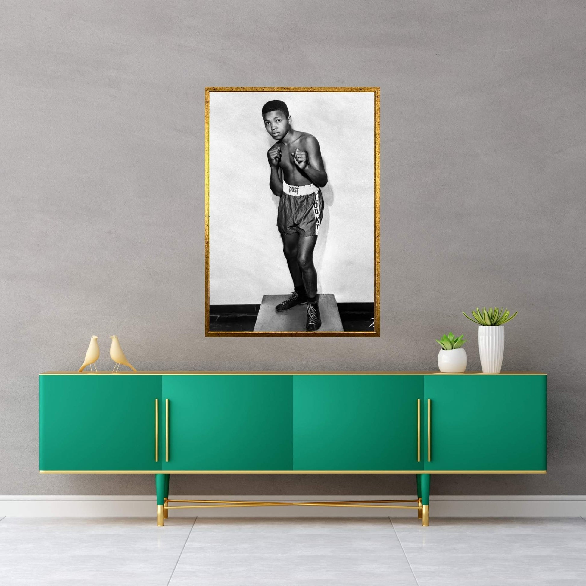 12 Year Old Cassius Clay (Muhammad Ali) Canvas Wall Art - Y Canvas