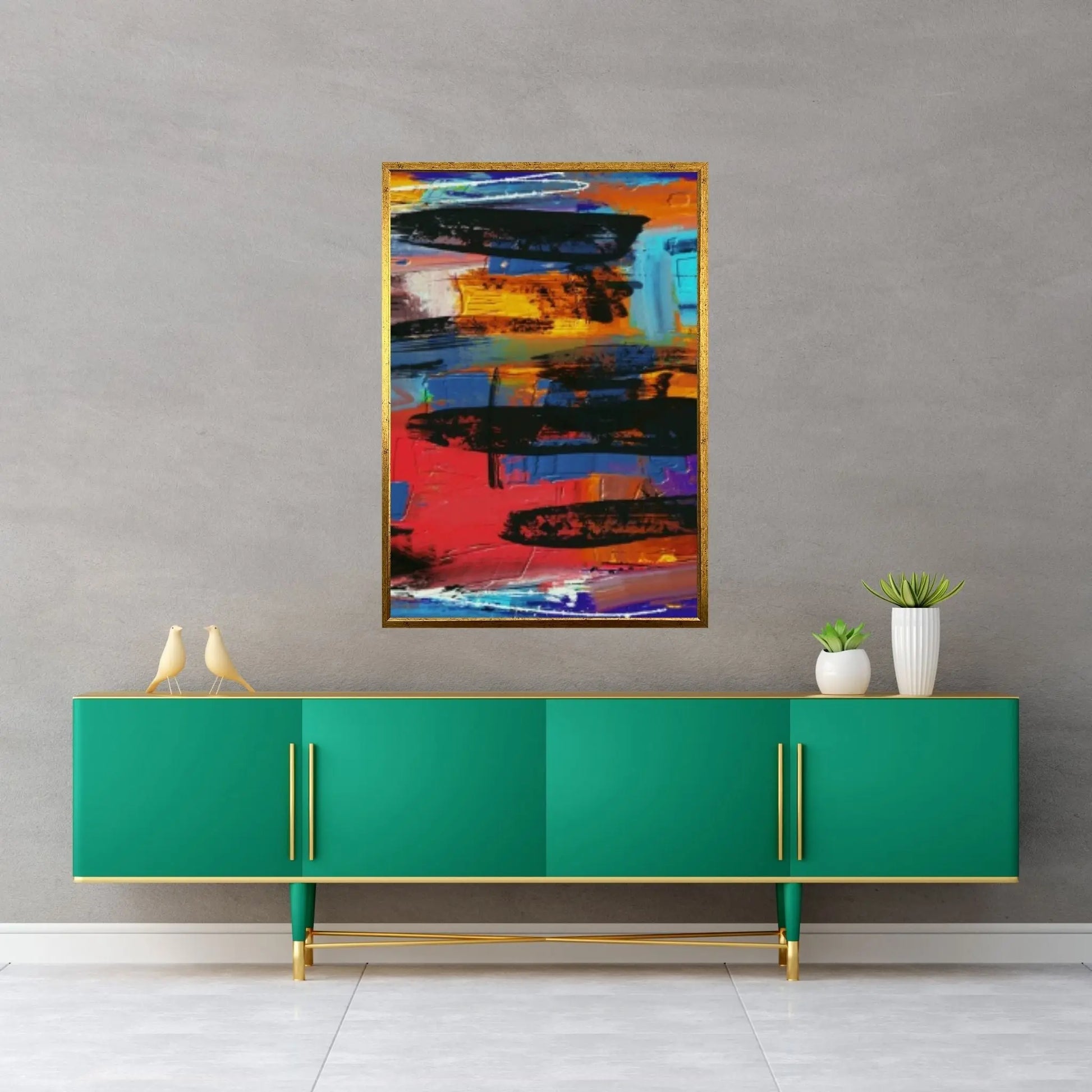 Abstract Painting Canvas Original Abstract Art Large Abstract Wall Art - Y Canvas