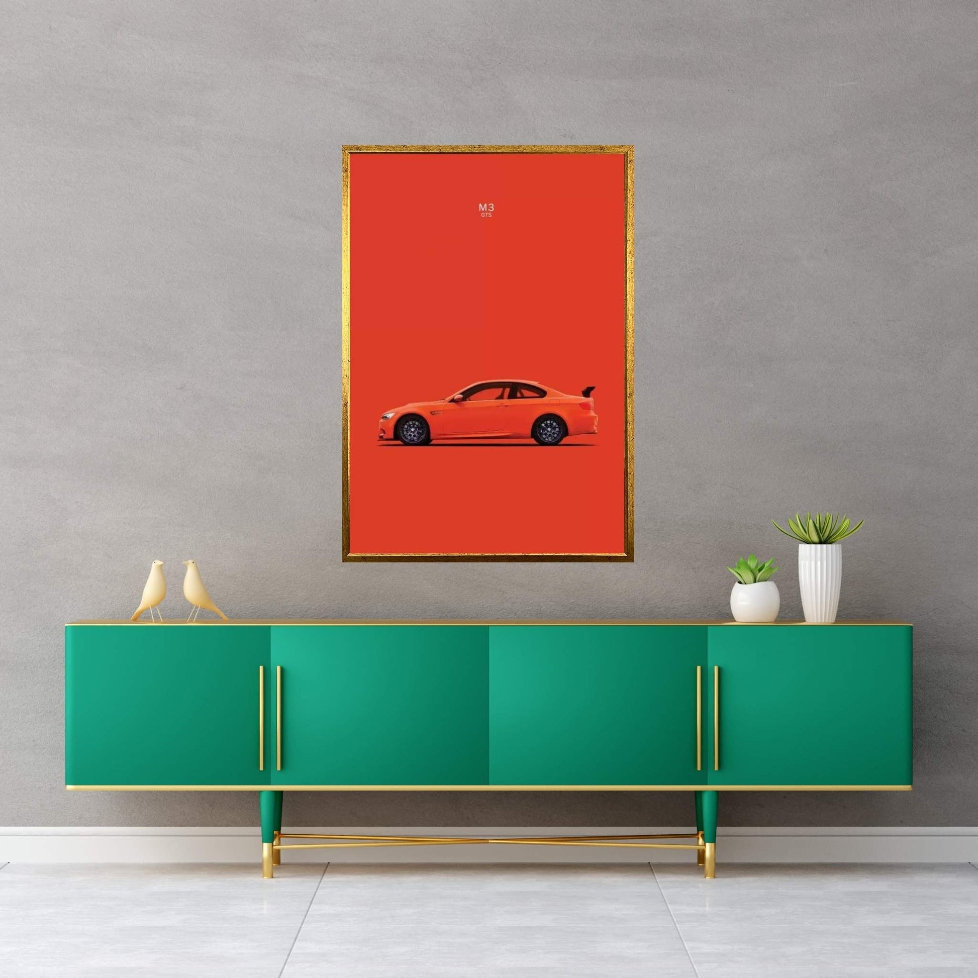 BMW M3 E92 GTS Canvas Wall Art - Y Canvas