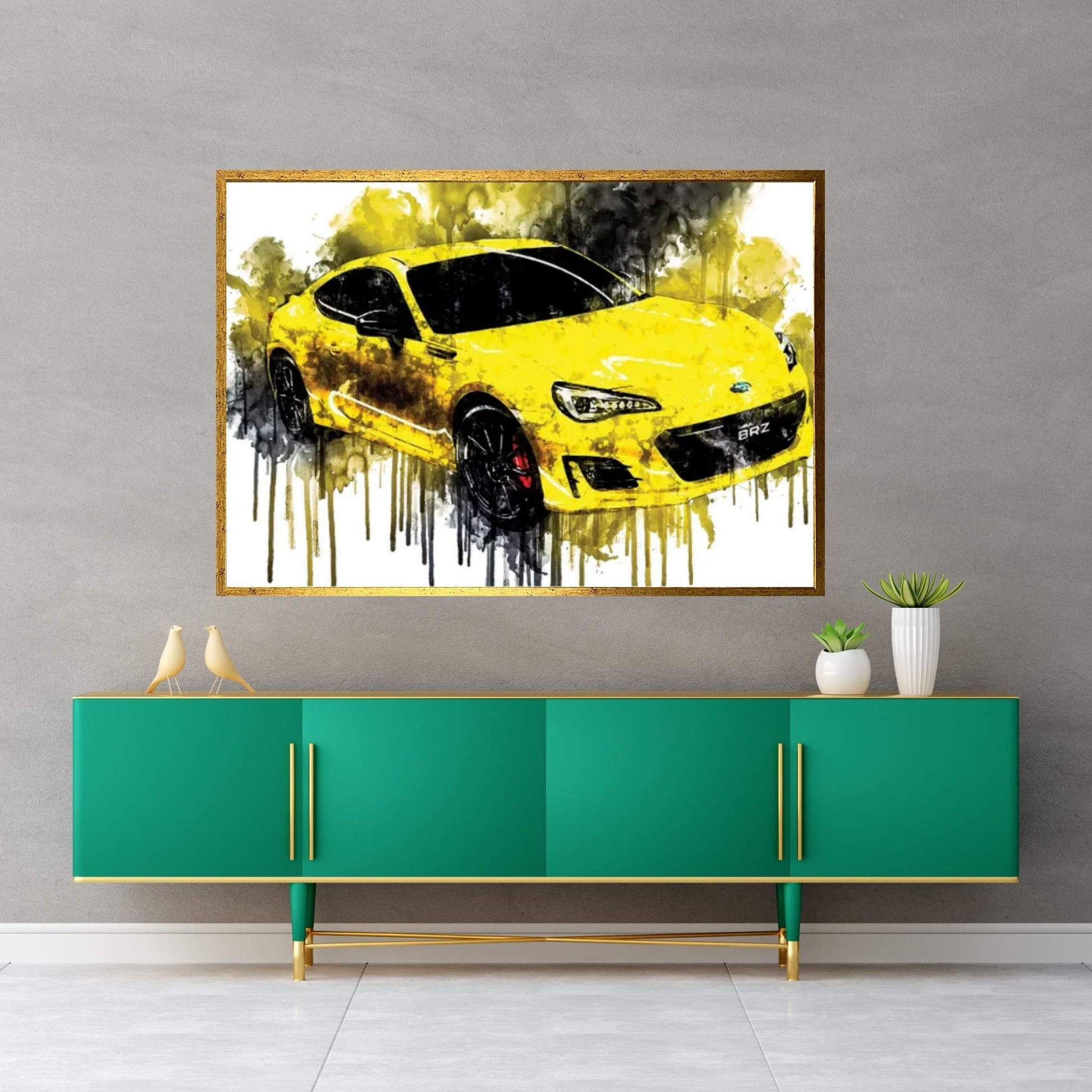 2017 Subaru BRZ Canvas Wall Art - Y Canvas