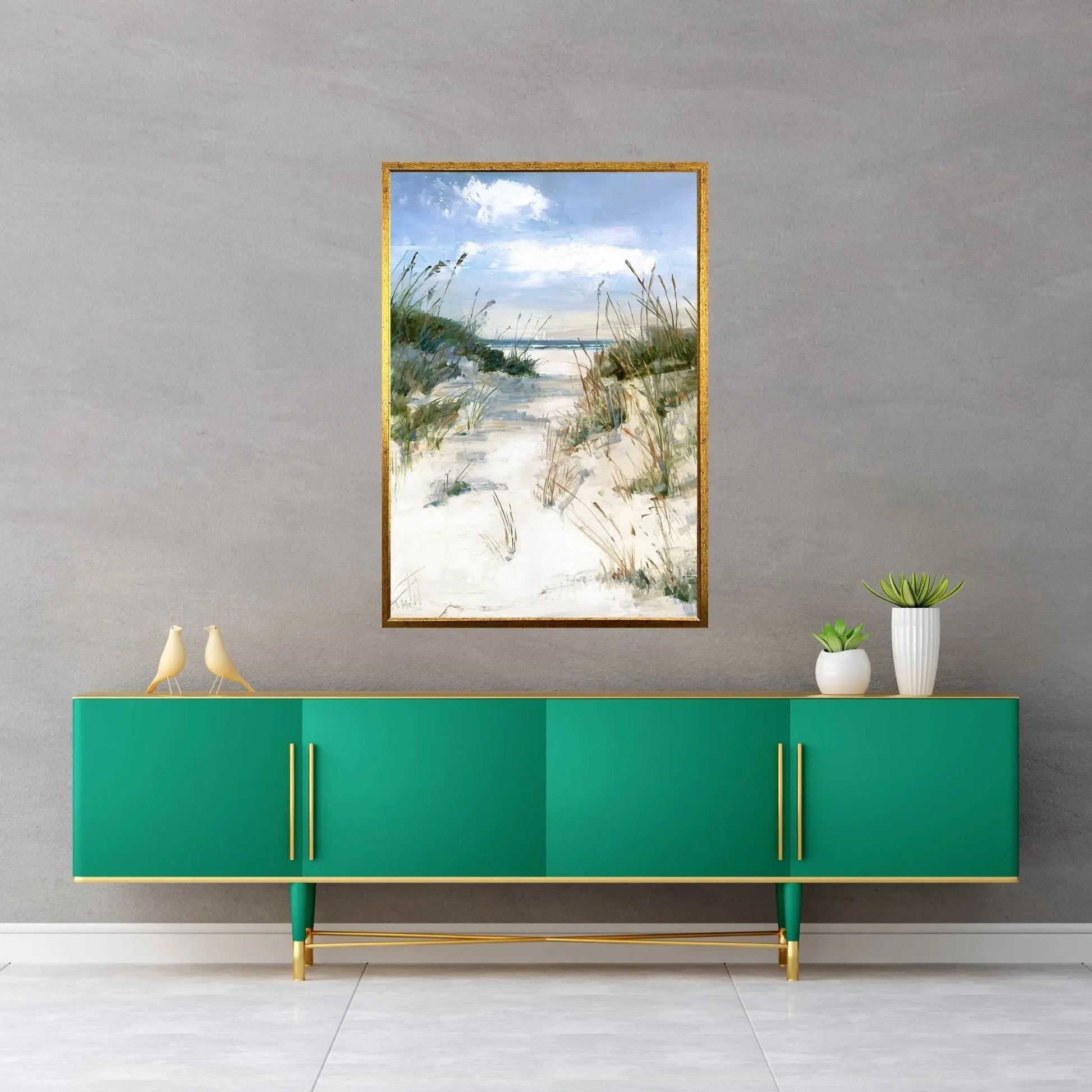 Dune View Canvas Wall Art - Y Canvas