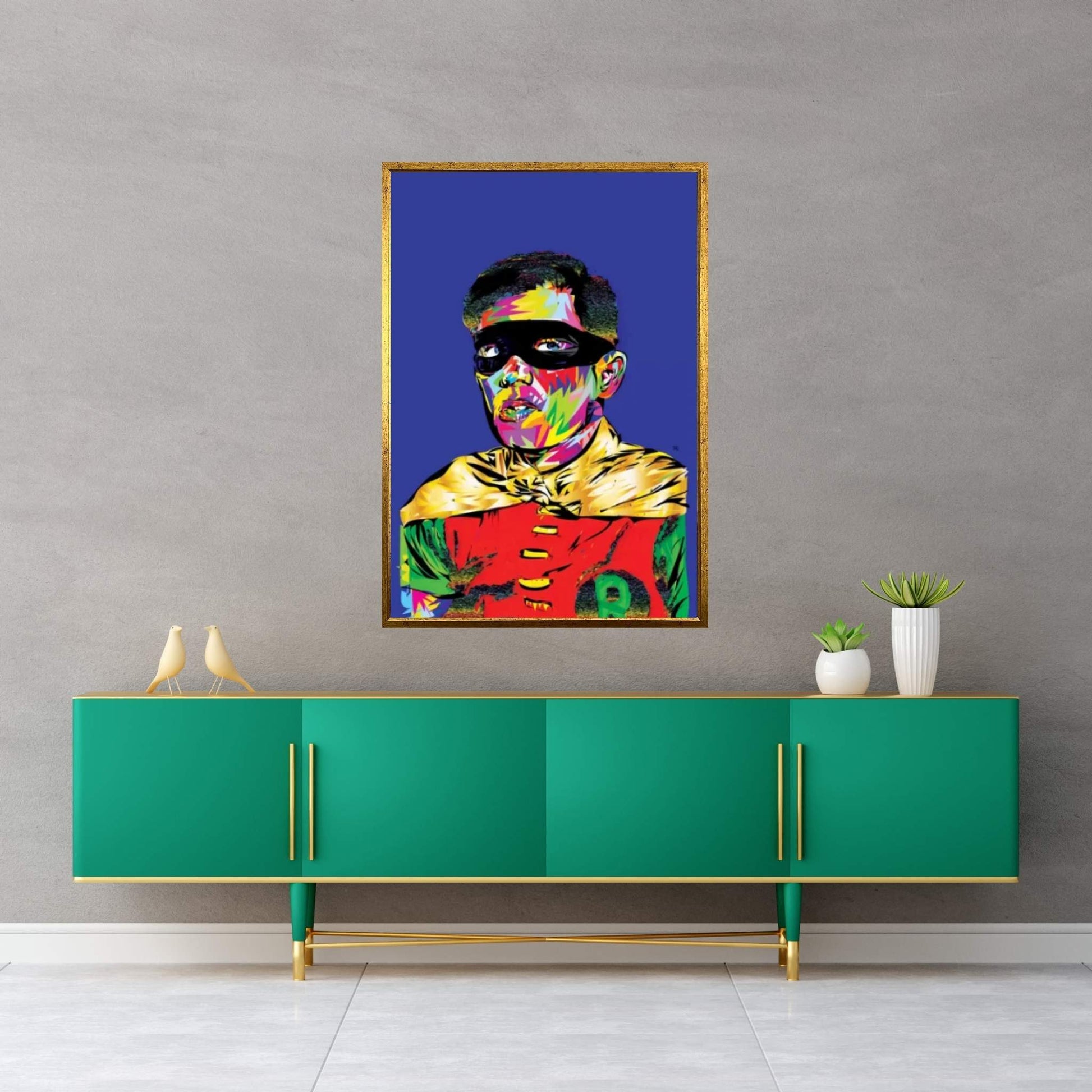 Robin Canvas Wall Art - Y Canvas