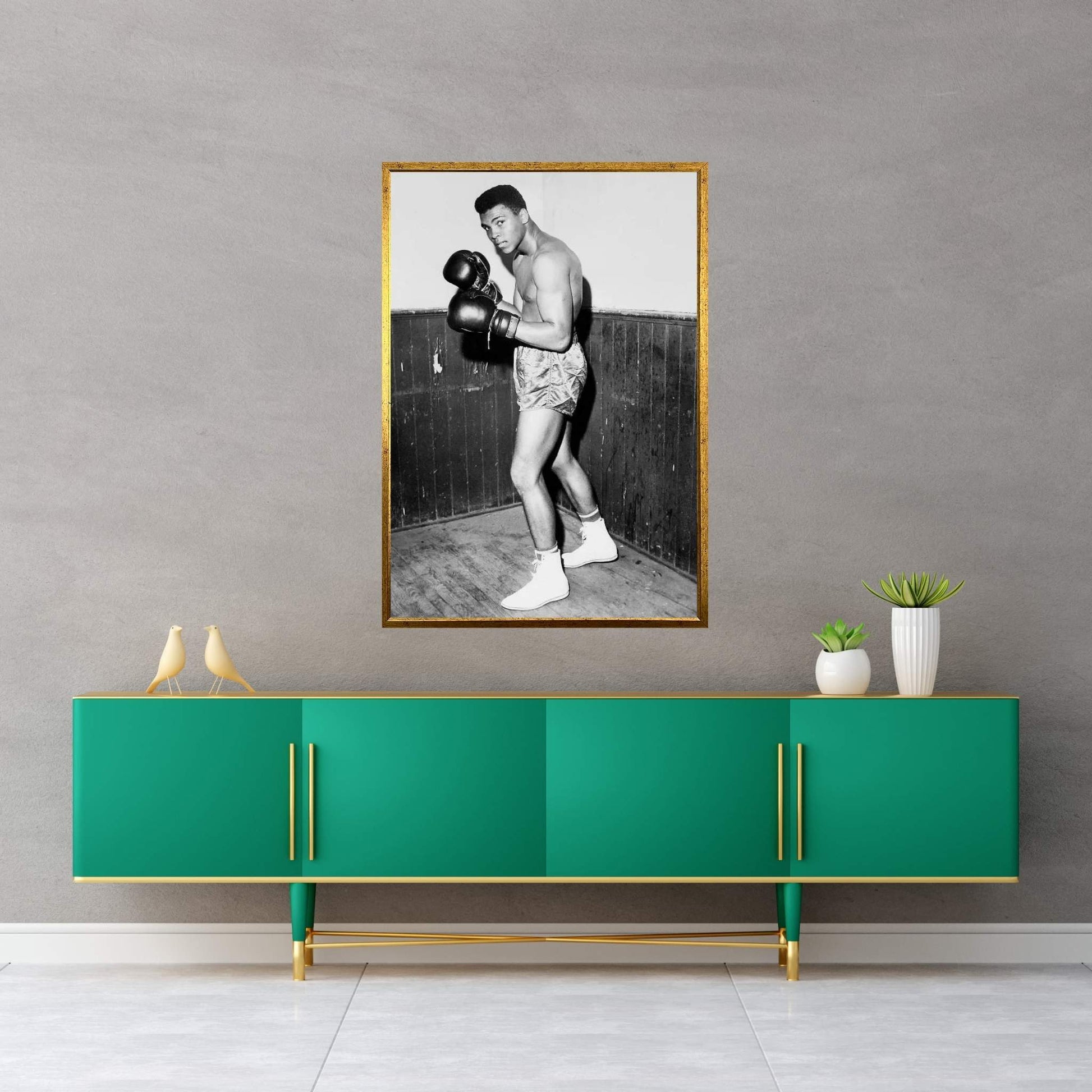 Winner of Golden Gloves Heavyweight Title, 1960 Canvas Wall Art - Y Canvas