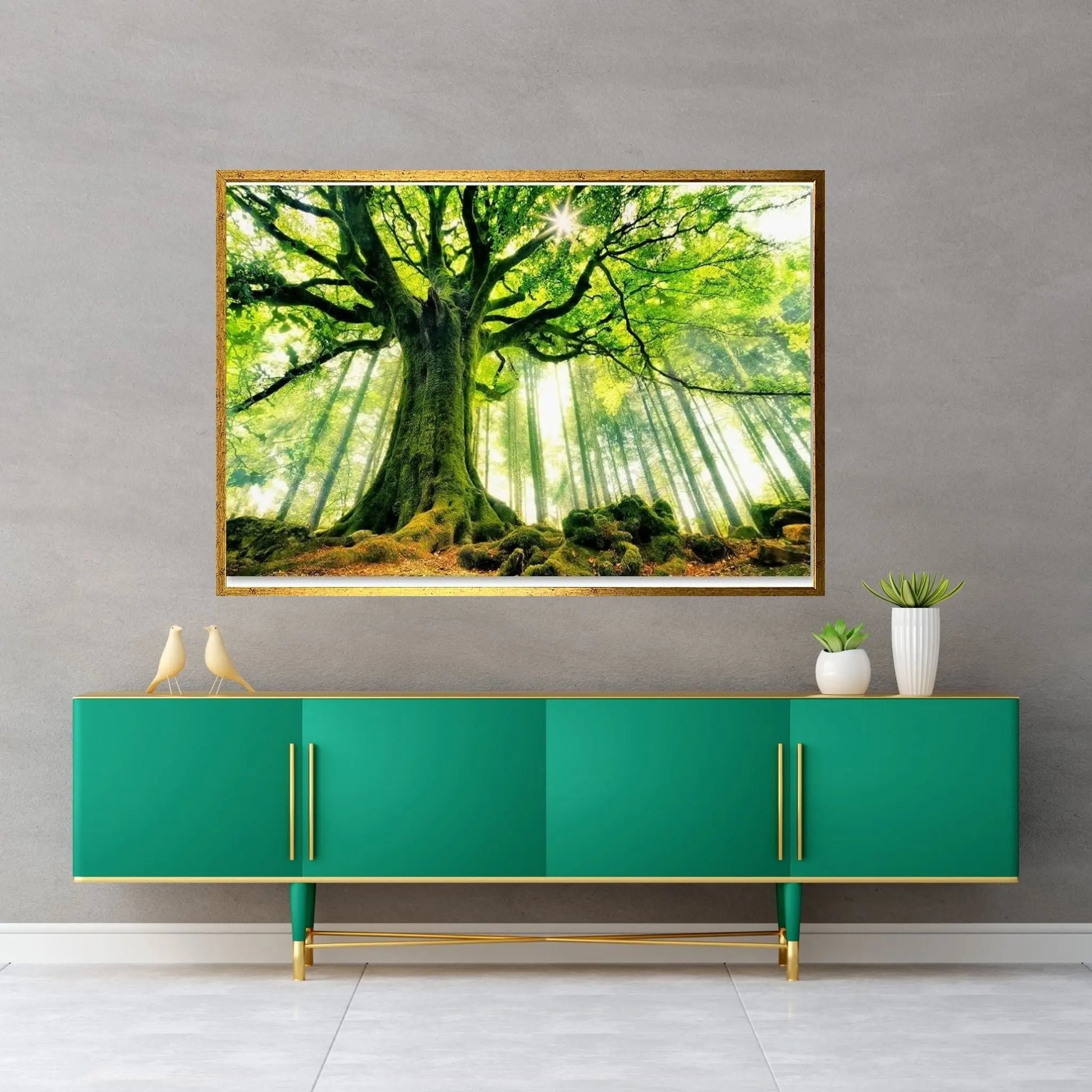 Ponthus' Beech Canvas Wall Art - Y Canvas