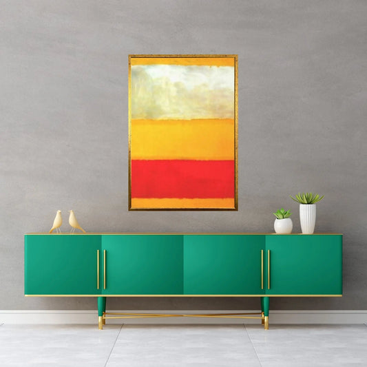 Mark Rothko Frame Canvas/Poster Art Reproduction, Rothko Reproduction - Y Canvas