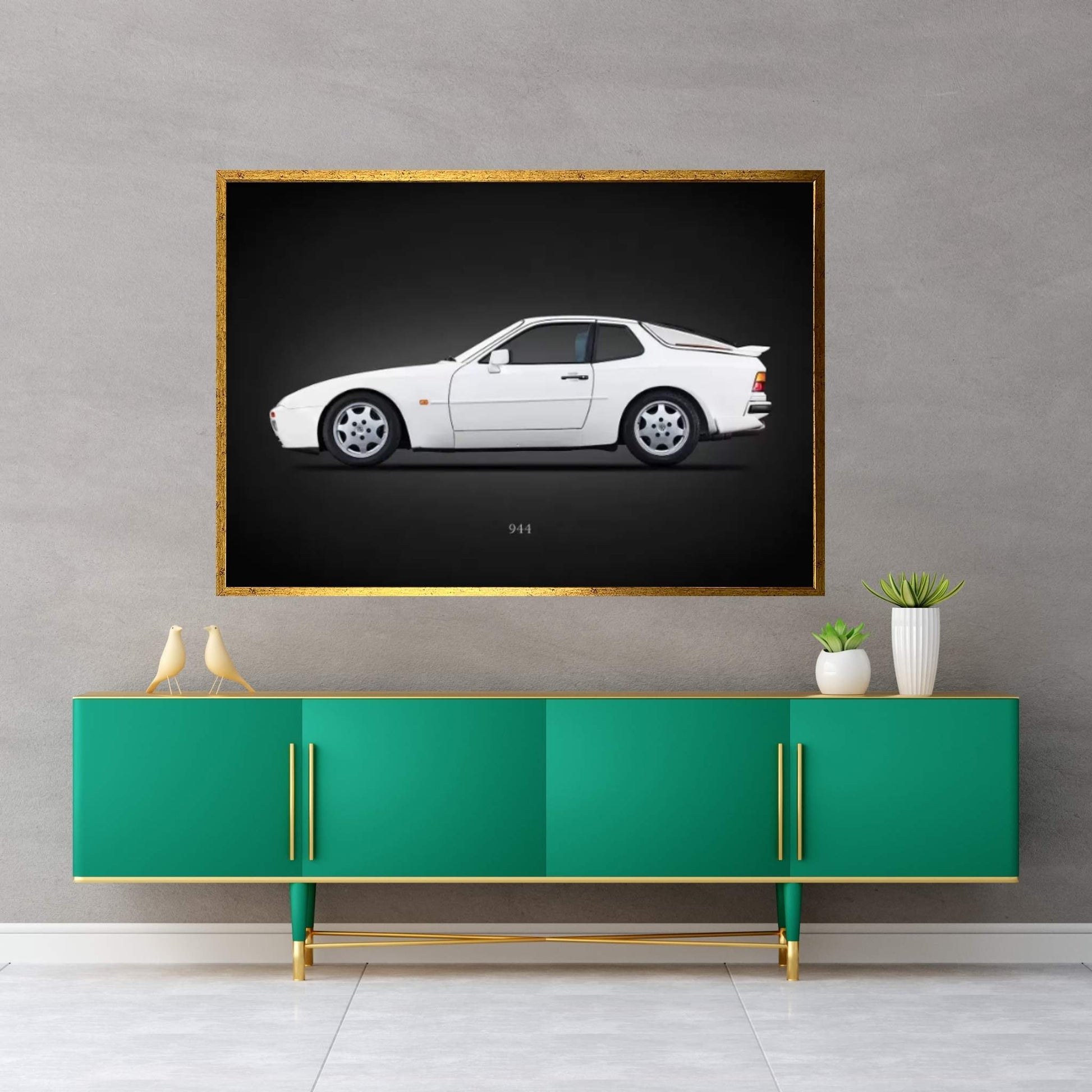 Porsche 944 SE 1992 Canvas Wall Art - Y Canvas