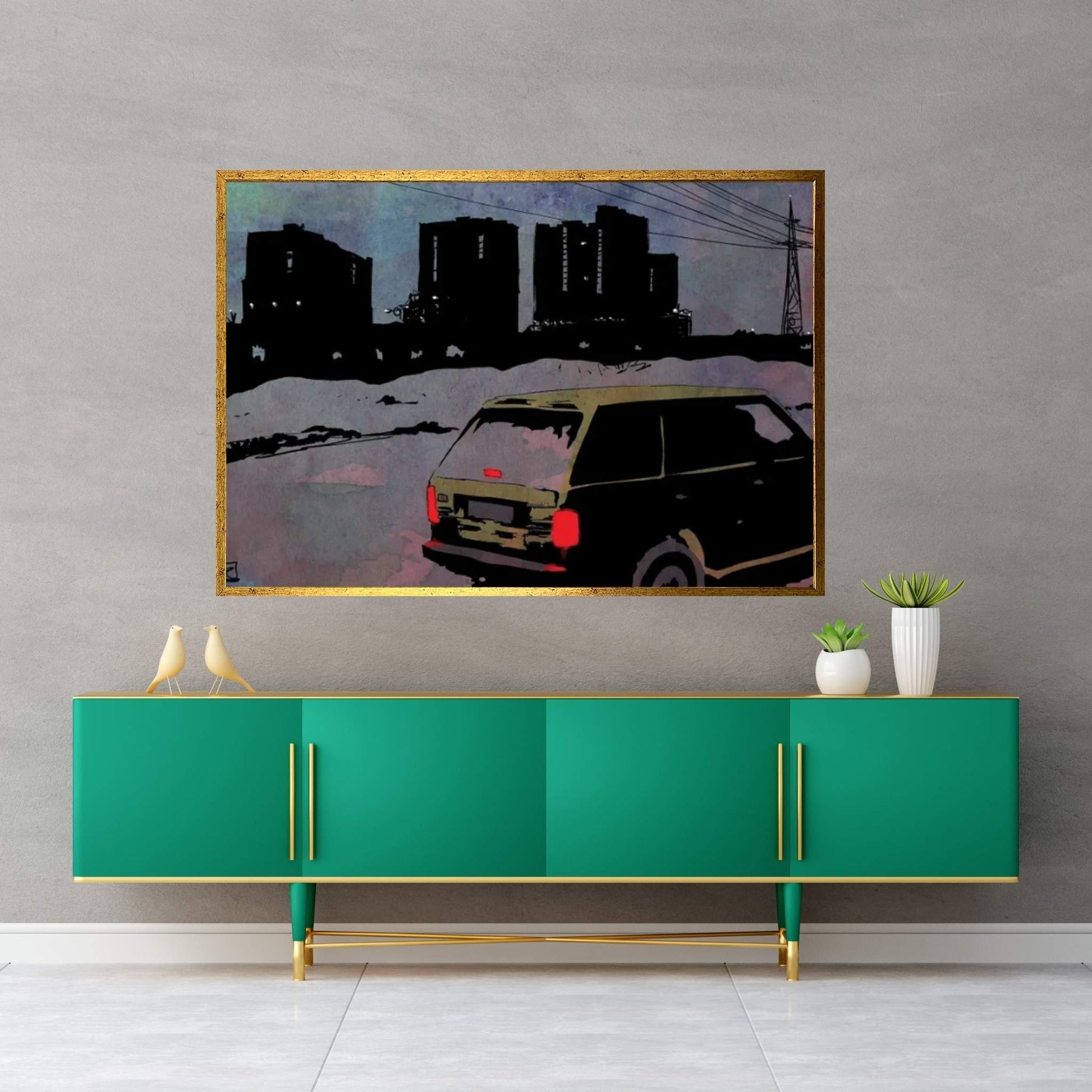 The Wait II Canvas Wall Art - Y Canvas