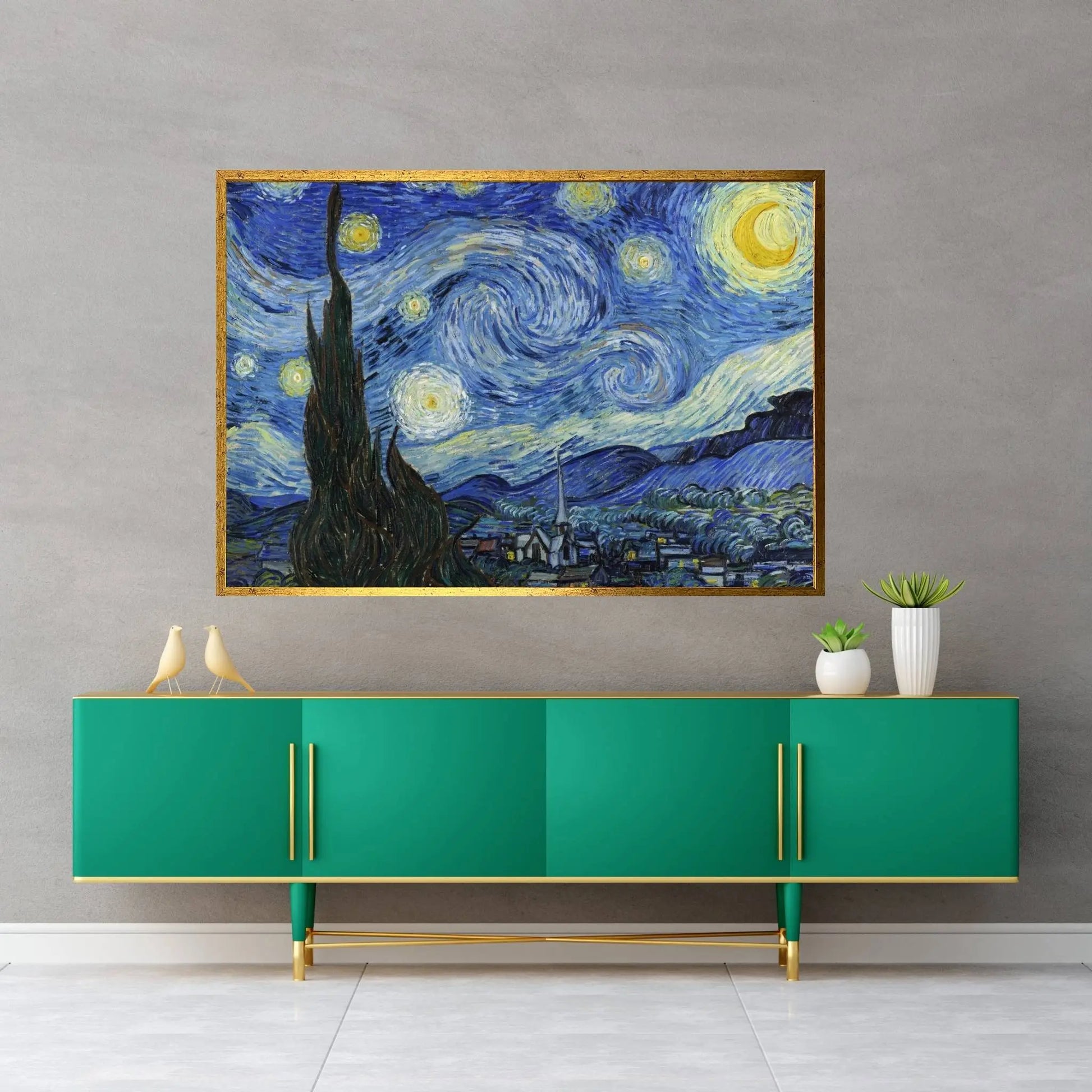 The Starry Night Canvas Wall Art - Y Canvas