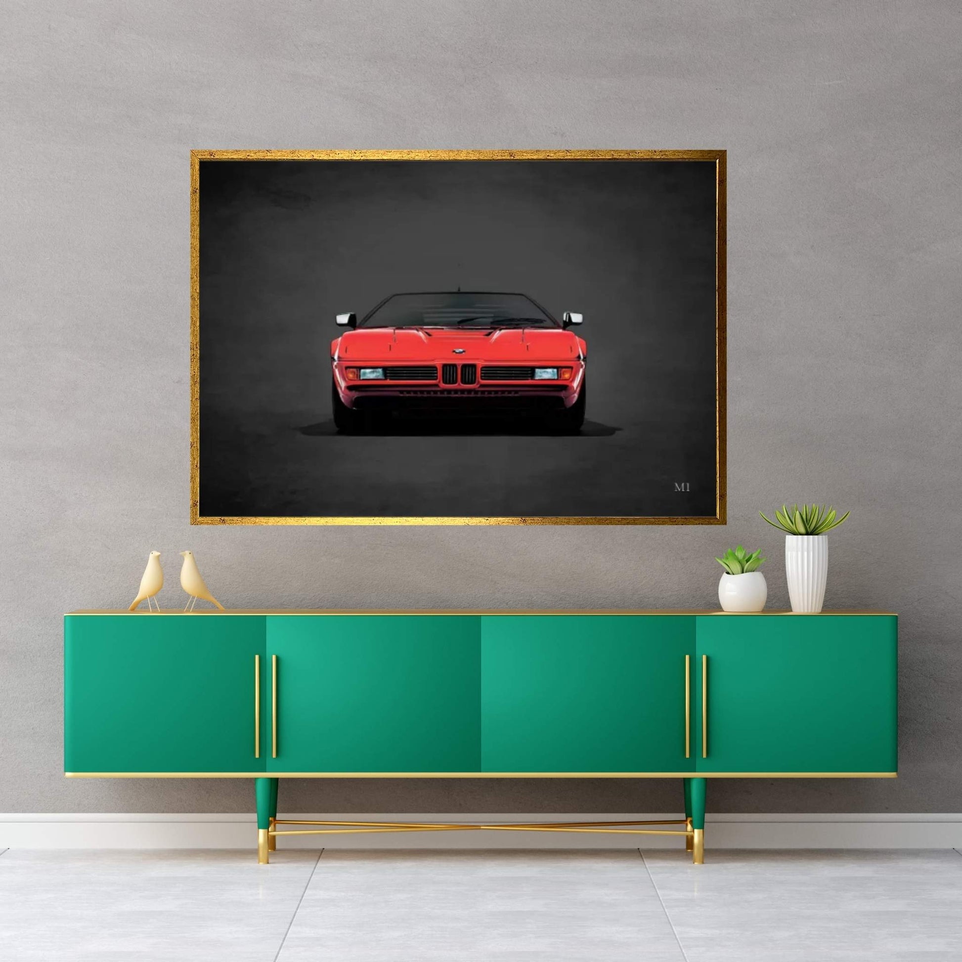 1979 BMW M1 Canvas Wall Art - Y Canvas