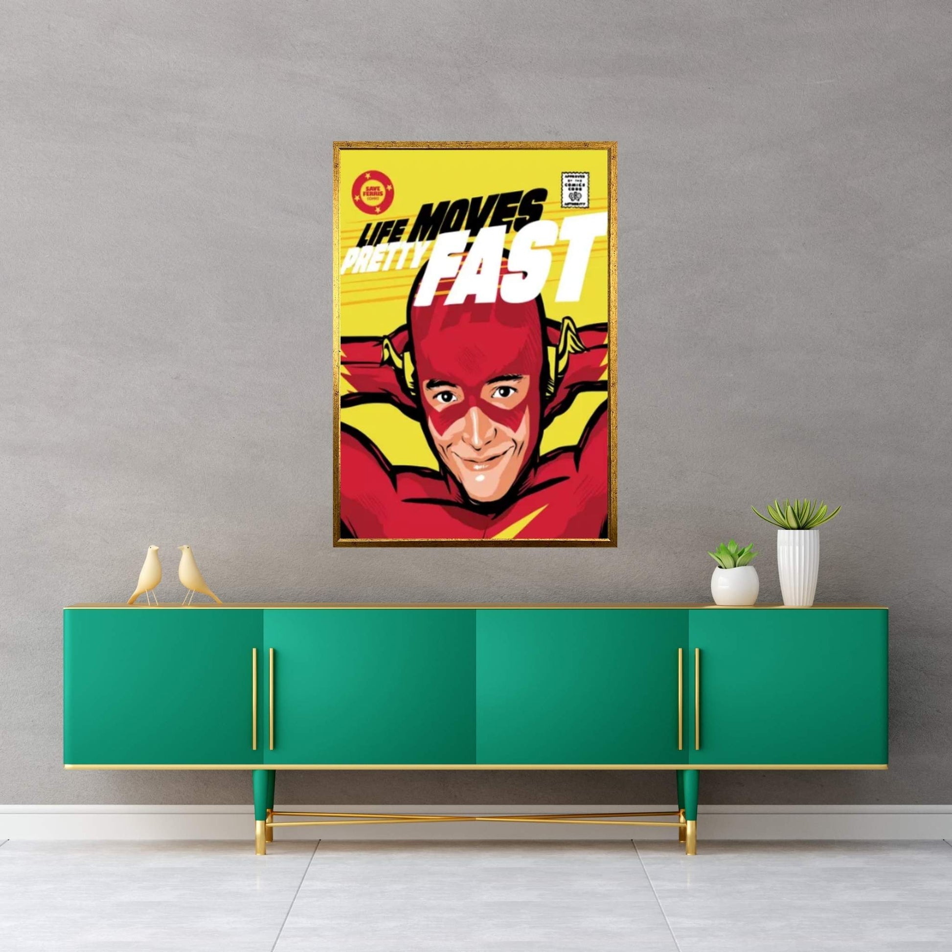 Flash Ferris Canvas Wall Art - Y Canvas