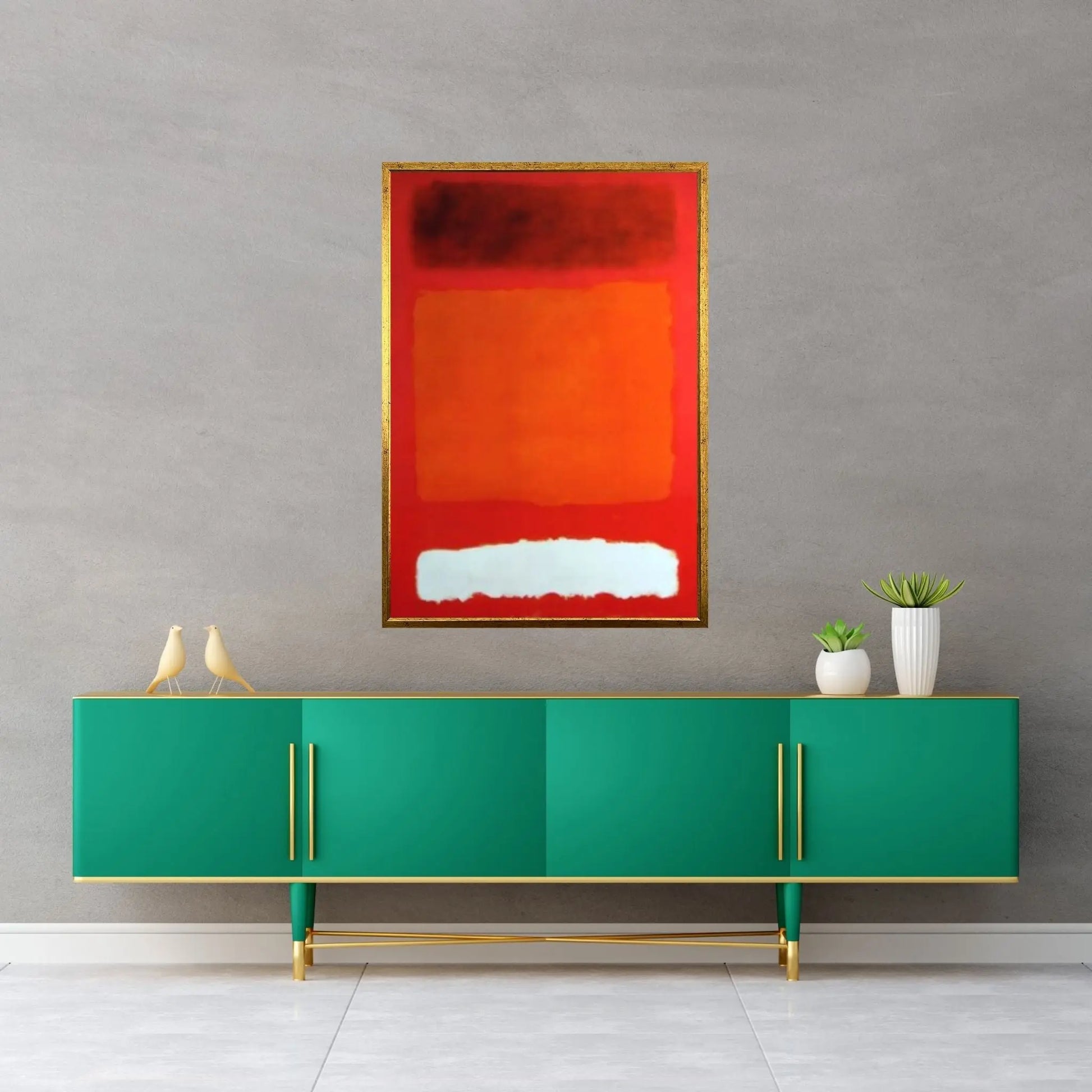 Mark Rothko Frame Canvas/Poster Art Reproduction, Rothko Reproduction - Y Canvas