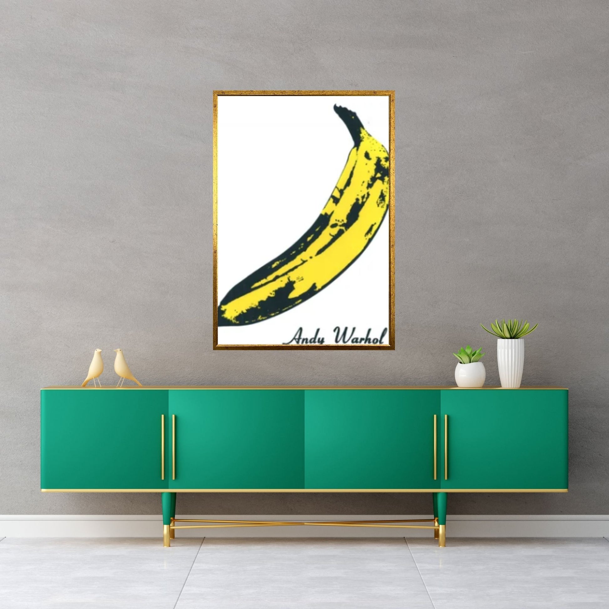 Andy Warhol Banana Pop Art, Velvet Underground Cover Art, Andy Warhol Banana Canvas - Y Canvas