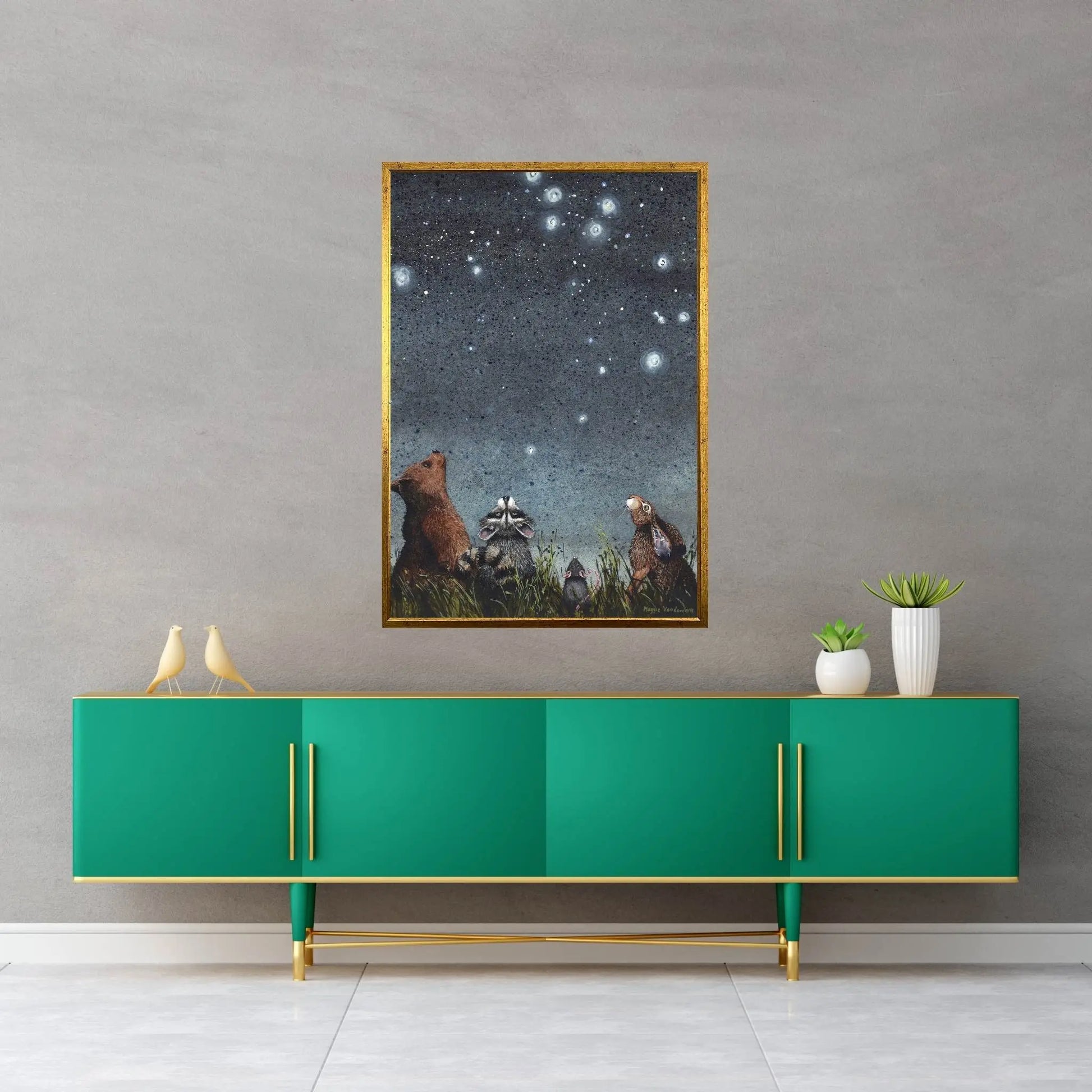 Constellations Canvas Wall Art - Y Canvas