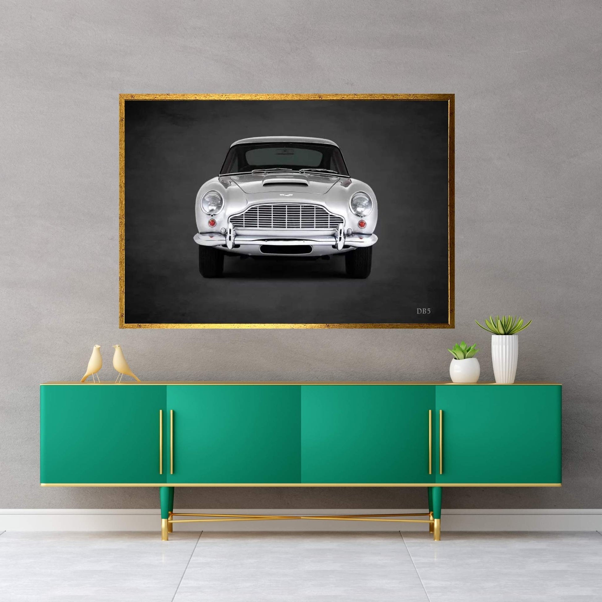 1965 Aston Martin DB5 I Canvas Wall Art - Y Canvas