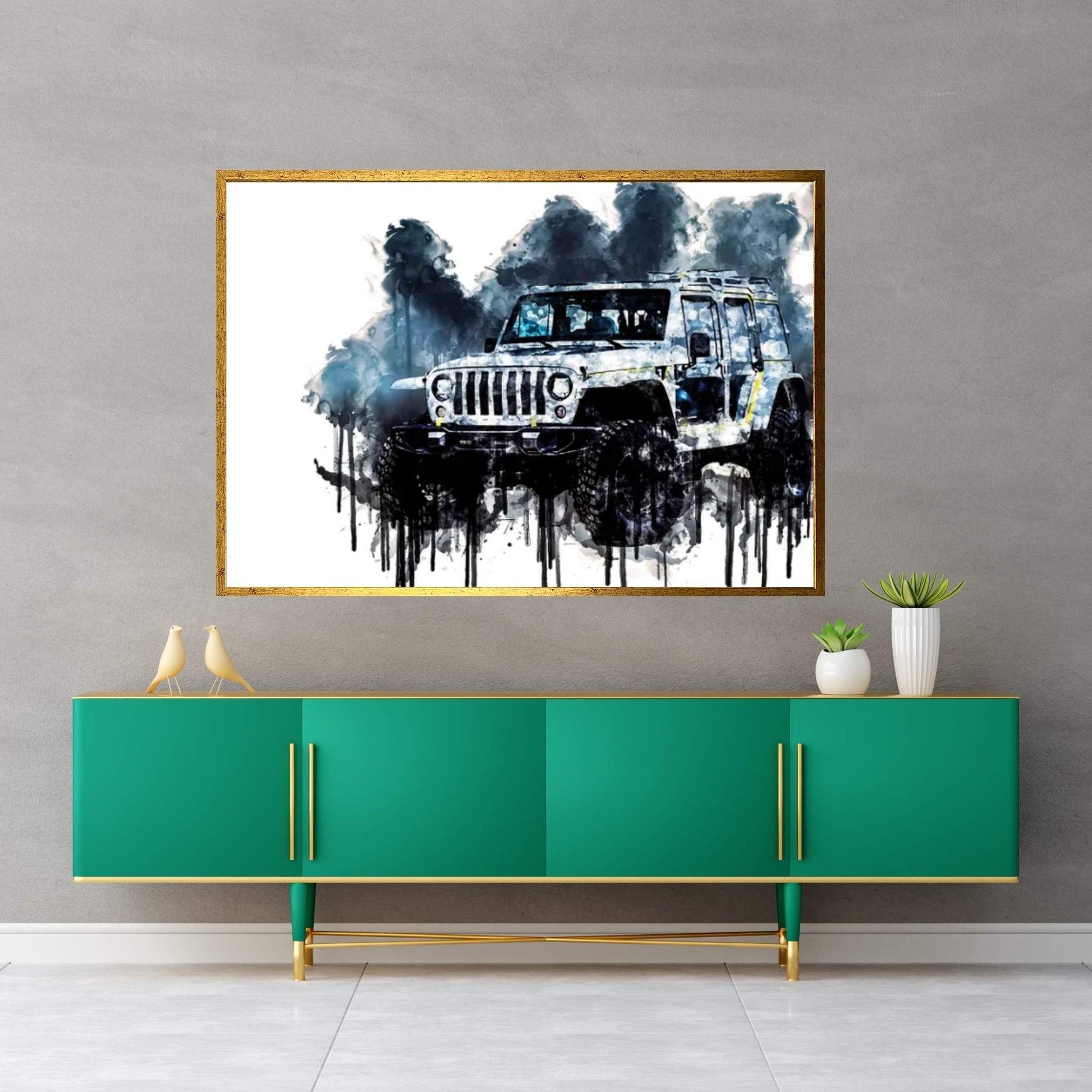 2017 Jeep Safari Concept Vehicle CX Canvas Wall Art - Y Canvas