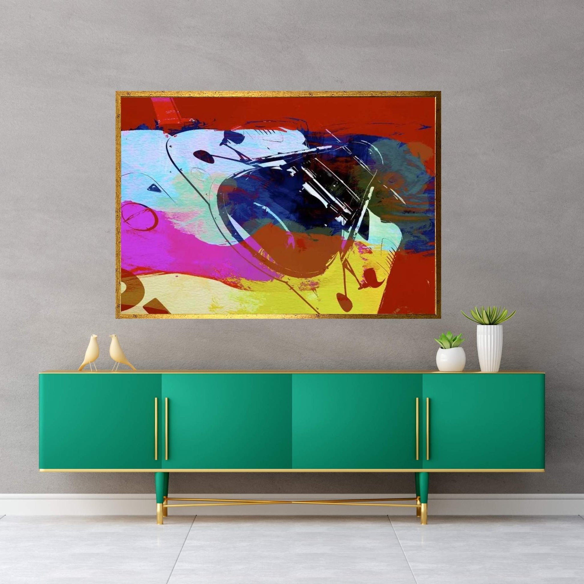 Porsche Watercolor Canvas Wall Art - Y Canvas