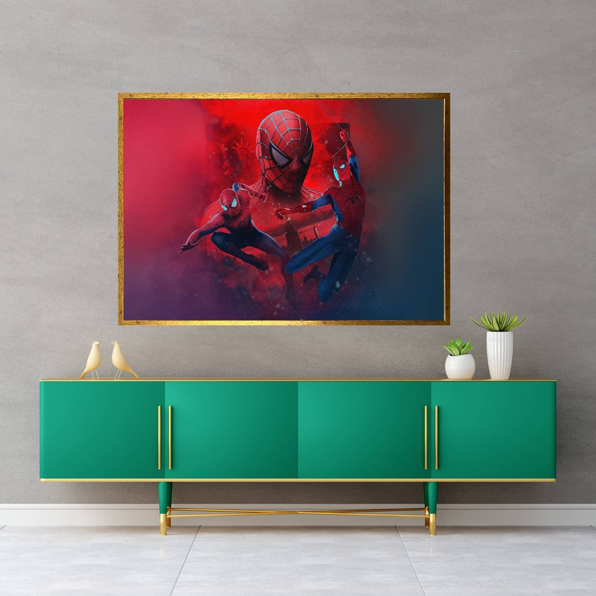 Spiderman Canvas Wall Art - Y Canvas