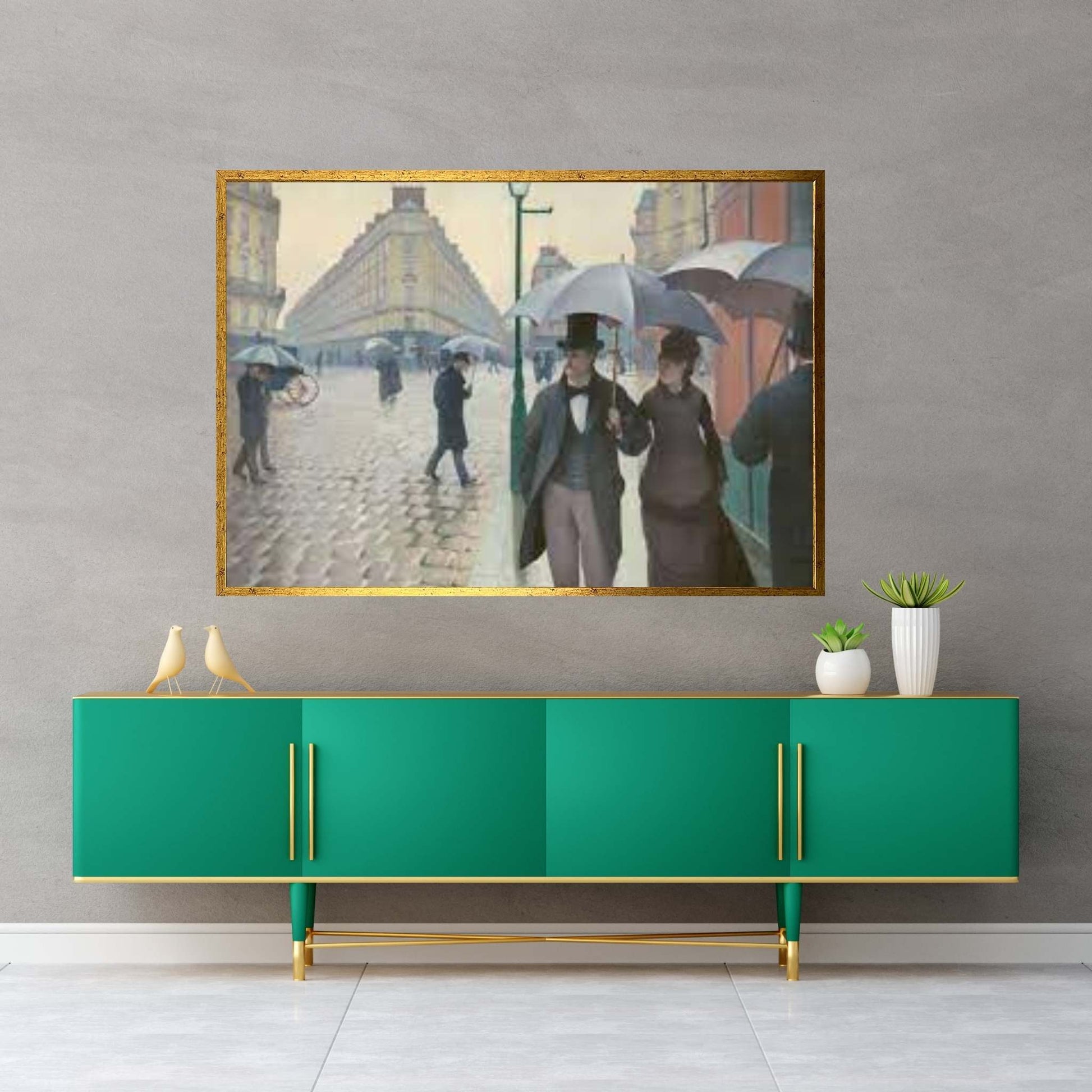 A Paris Street Canvas Wall Art - Y Canvas