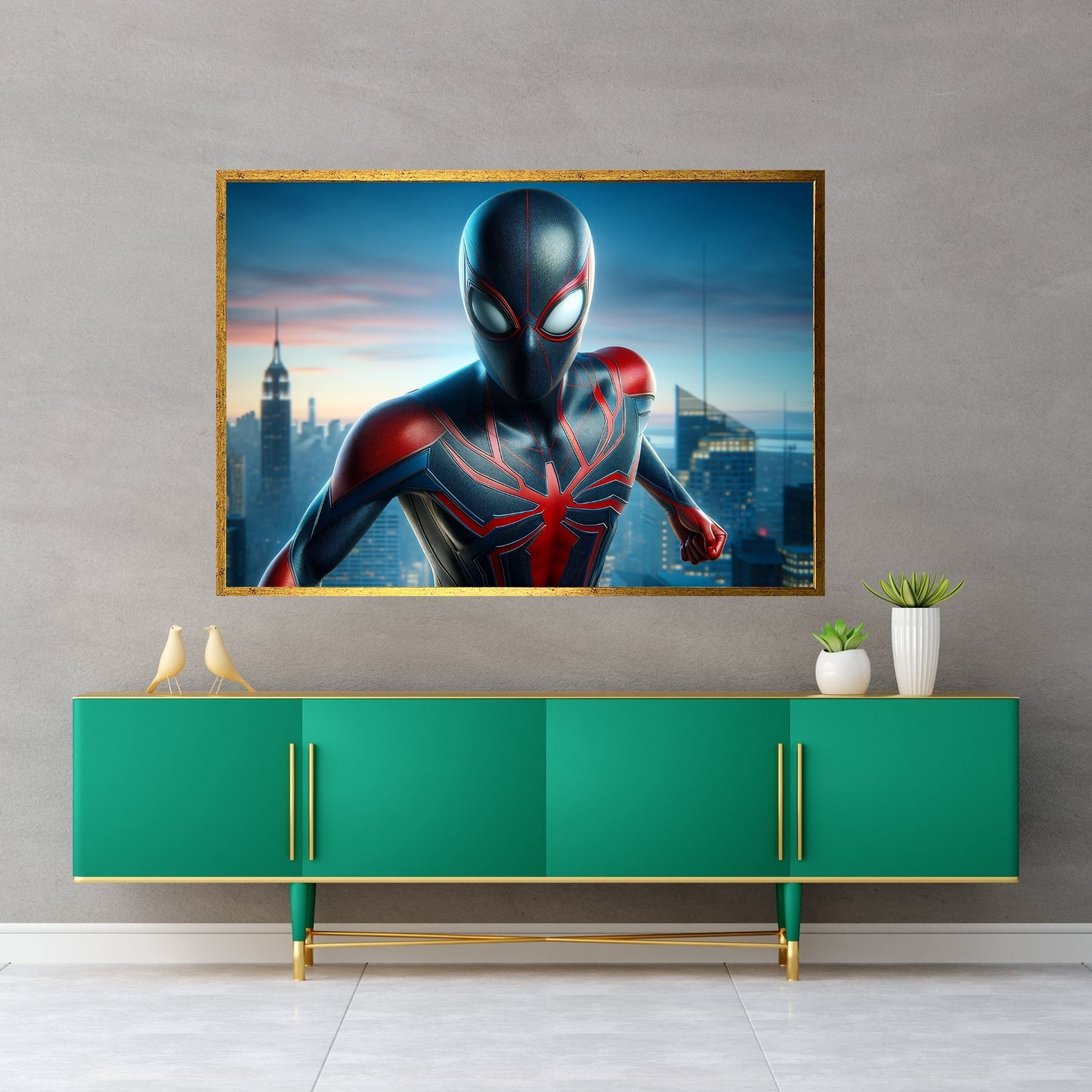 Spiderman Canvas Wall Art - Y Canvas