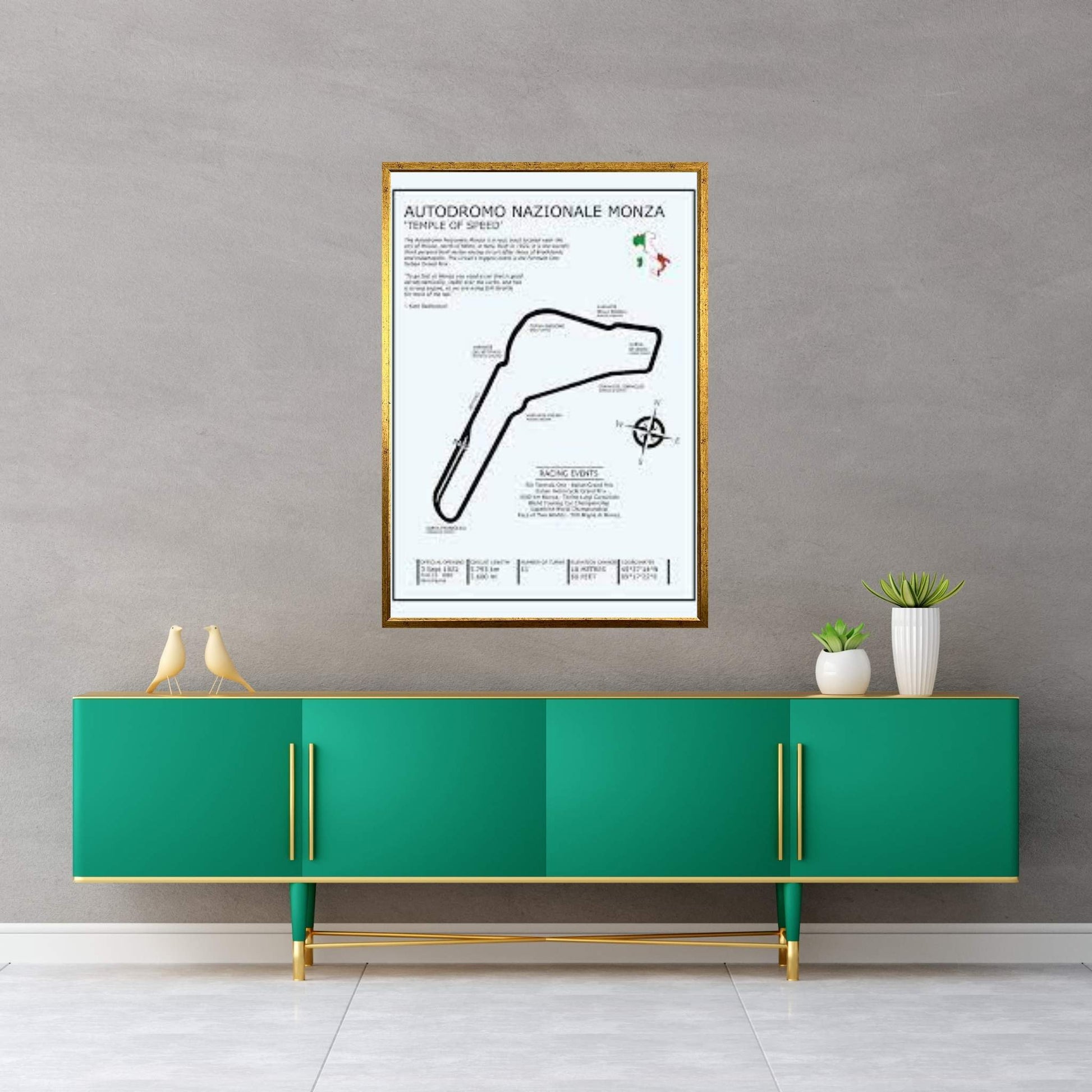 Autodromo Nazionale Monza Canvas Wall Art - Y Canvas