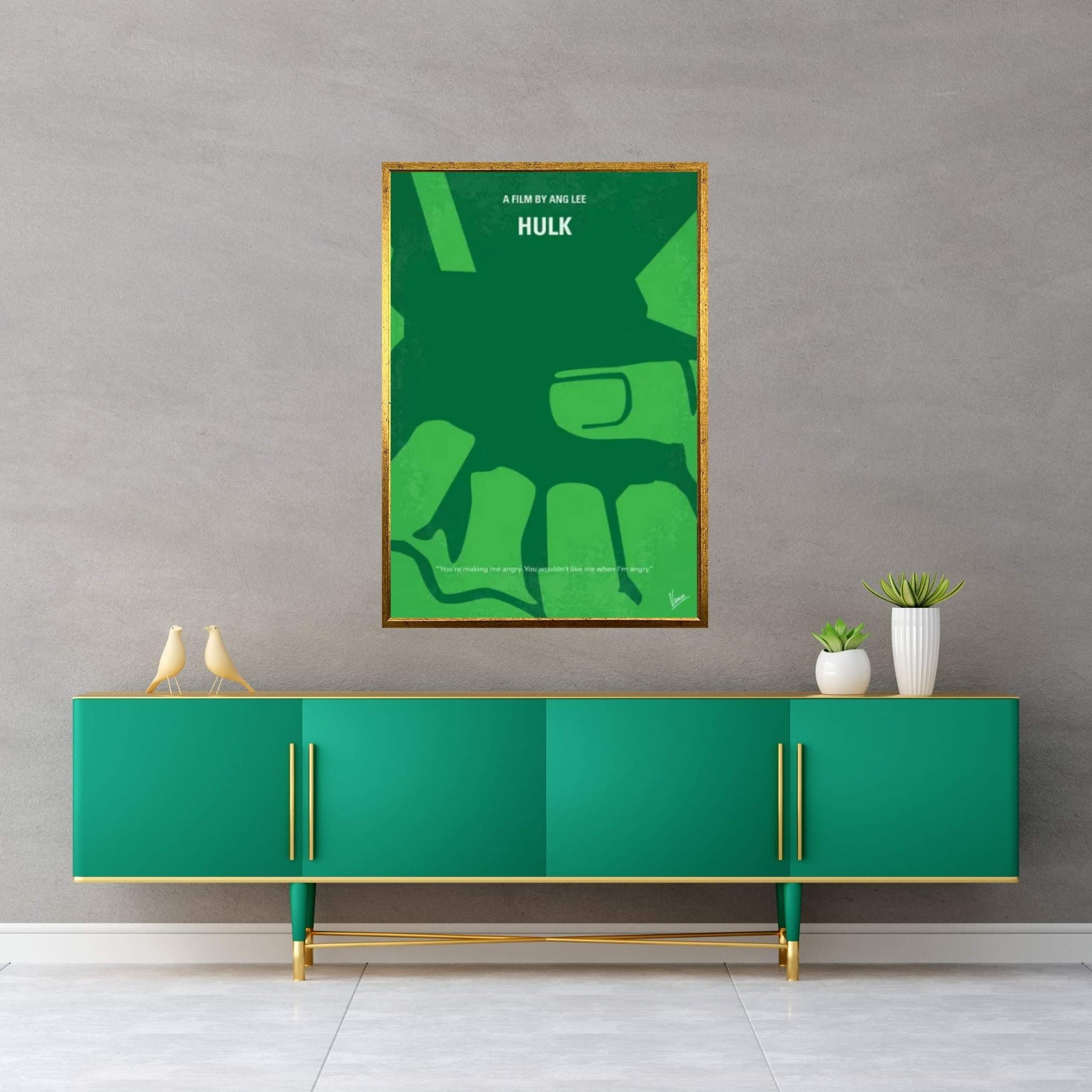 Hulk Poster Canvas Wall Art - Y Canvas