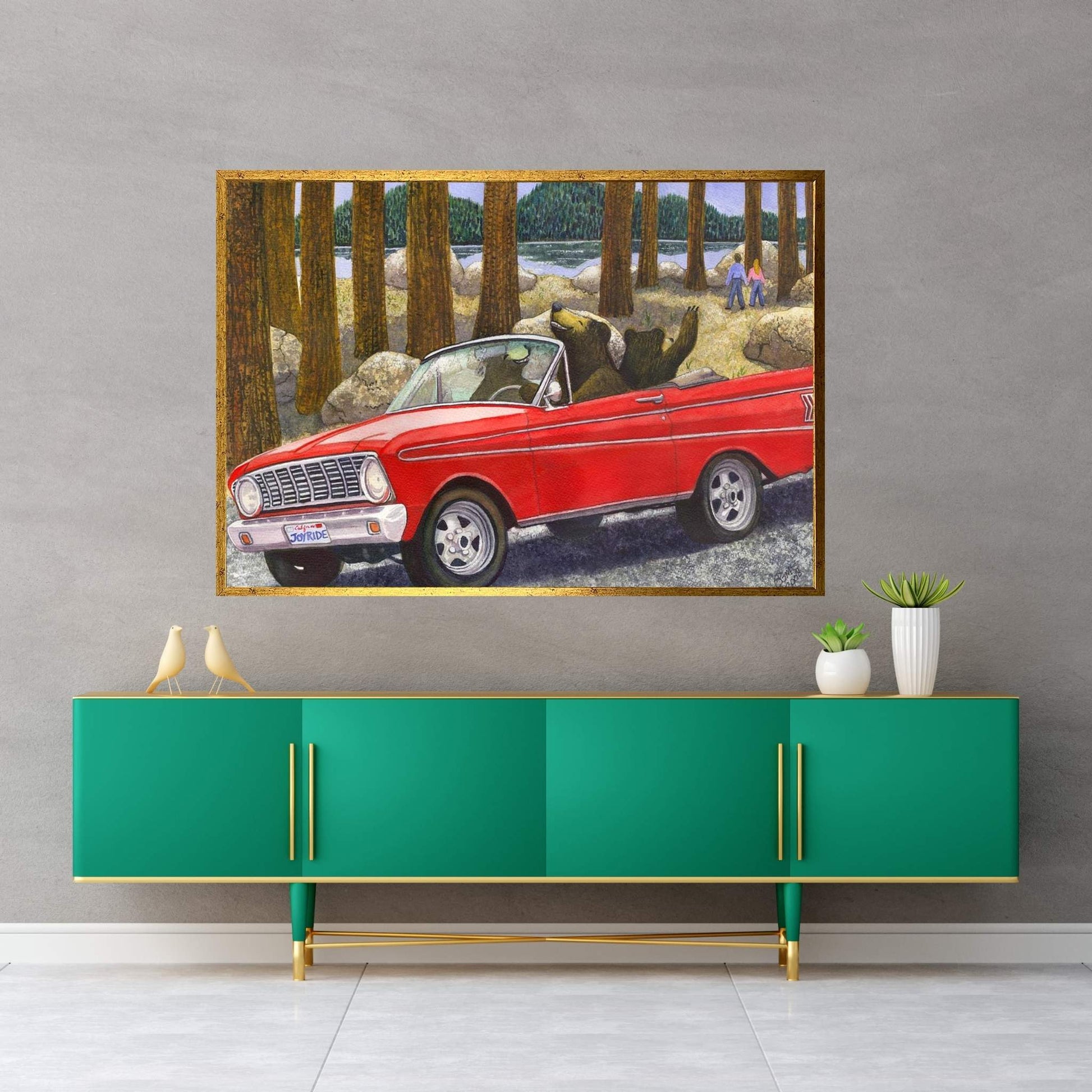 Joy Ride Canvas Wall Art - Y Canvas