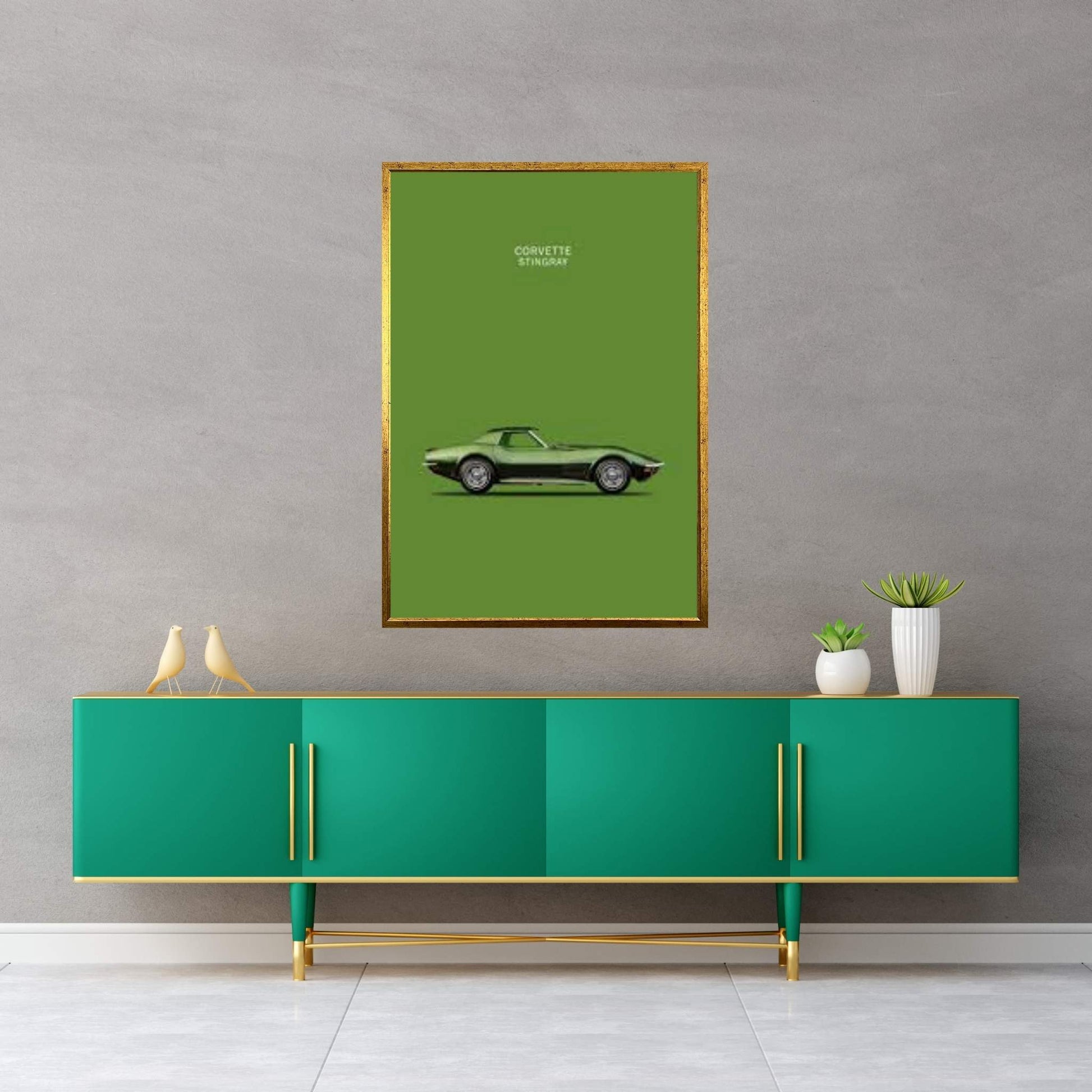 1970 Chevrolet Corvette Stingray Canvas Wall Art - Y Canvas