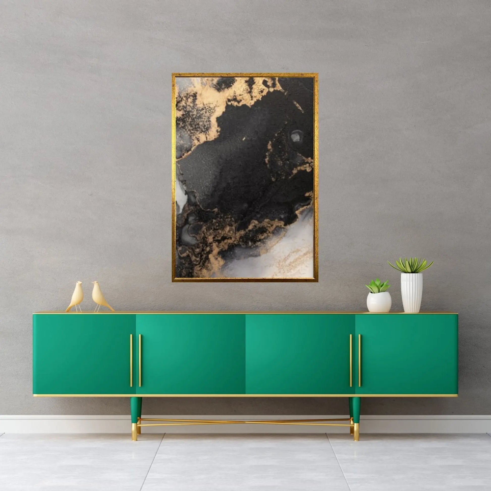 Marble Wall Art - Marble Canvas Print - Large Abstract Marble Canvas Print - Y Canvas