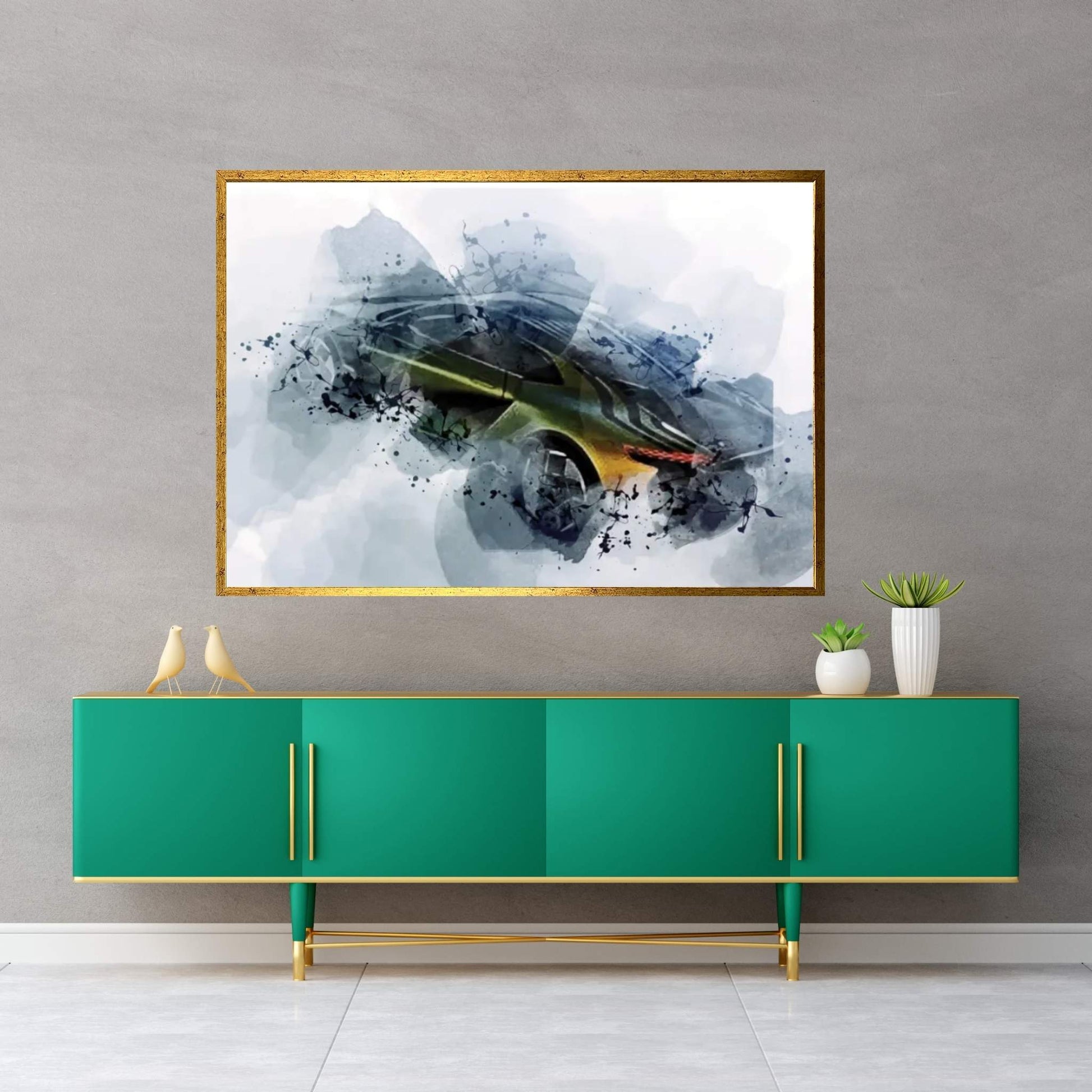 2022 Ds E-Tense Performance Concept Exterior Canvas Wall Art - Y Canvas