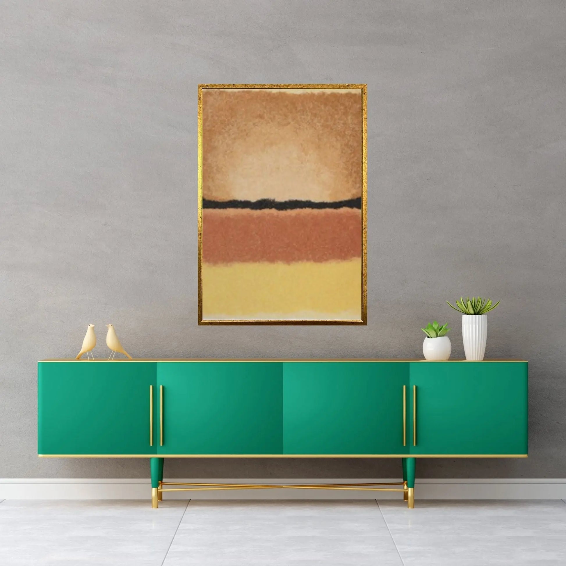 Mark Rothko Frame Canvas/Poster Art Reproduction, Rothko Reproduction - Y Canvas